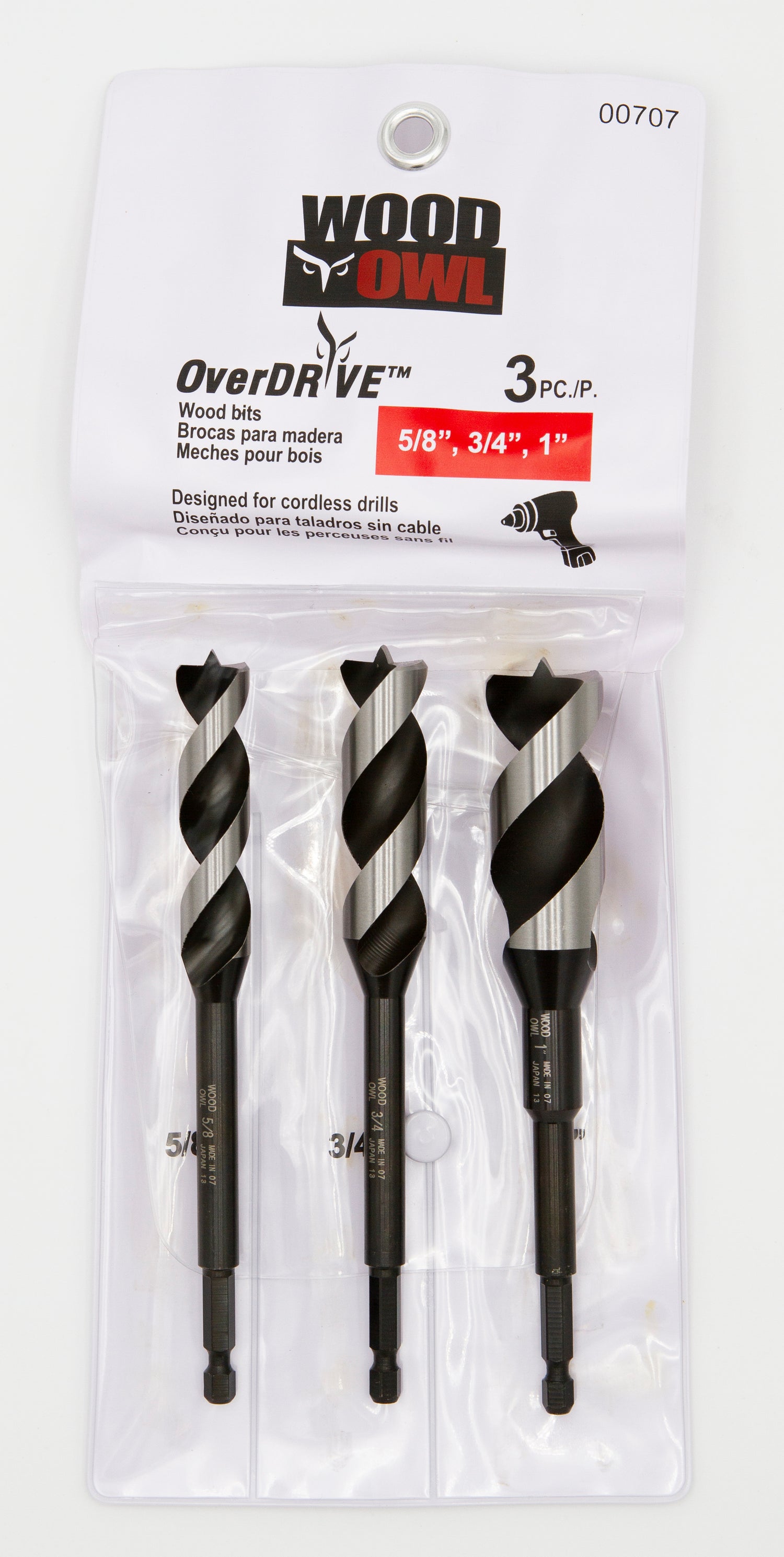 WoodOwl OverDrive Fast Boring Bits