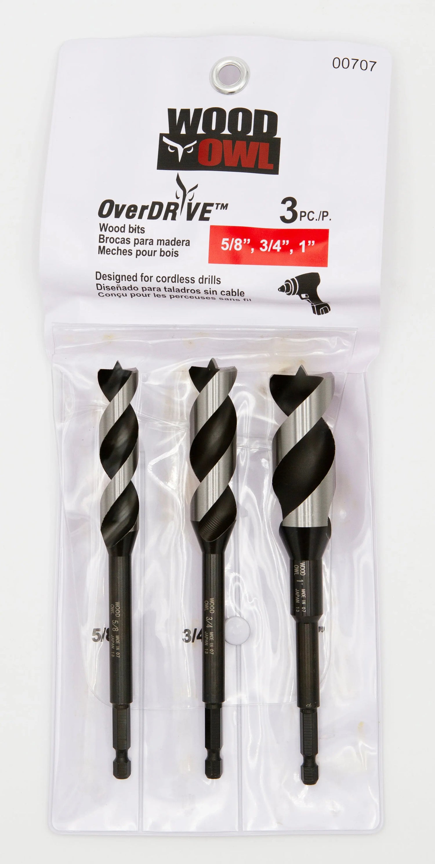 WoodOwl OverDrive Fast Boring Bits WoodOwl