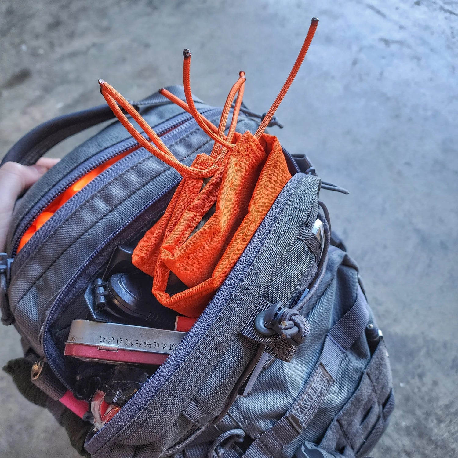 Woobie Hank: Insulated with USGI poncho-liner, serves as a large rag, knee pad, and adventure companion tool. Superesse Straps LLC