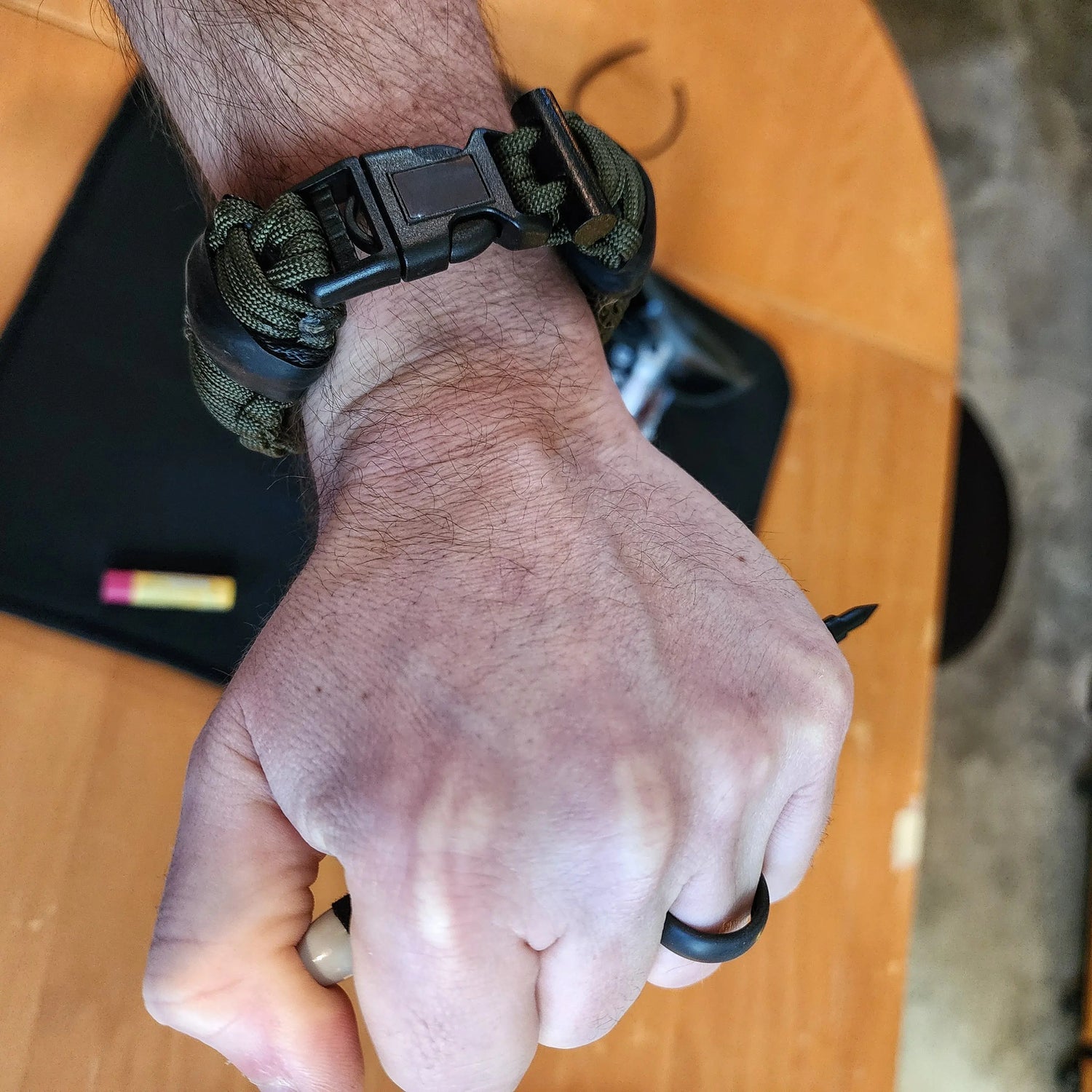 SERE Sidekick- Tactical Survival Paracord Bracelet to Evade, Resist & Escape. Superesse Straps LLC