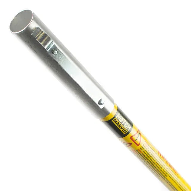 NOTCH FIBERGLASS HOLLOW POLE WITH FEMALE & BOOT ENDS 4FT Notch