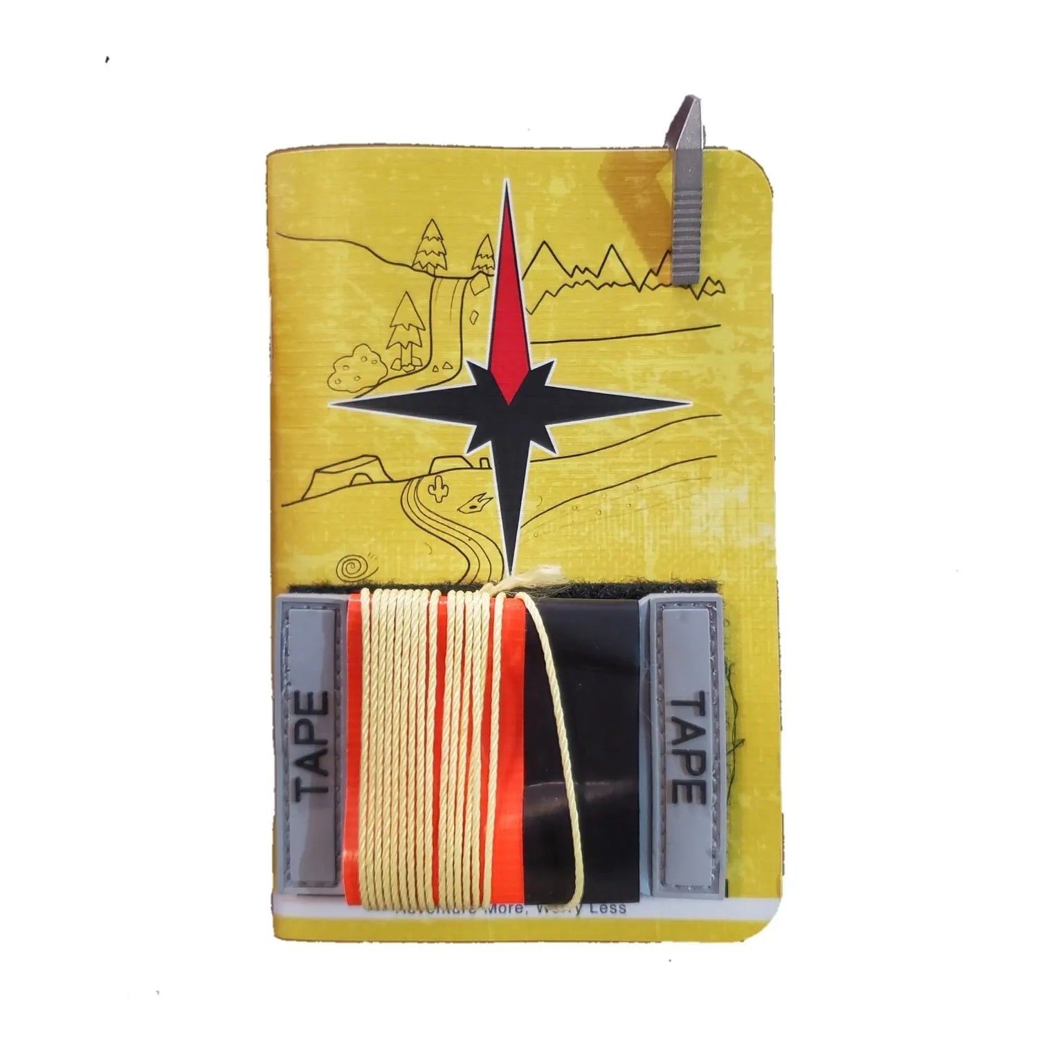 Superesse Field Memo Pad (Yellow) - Durable Pocket Notebook with Survival References Superesse Straps LLC