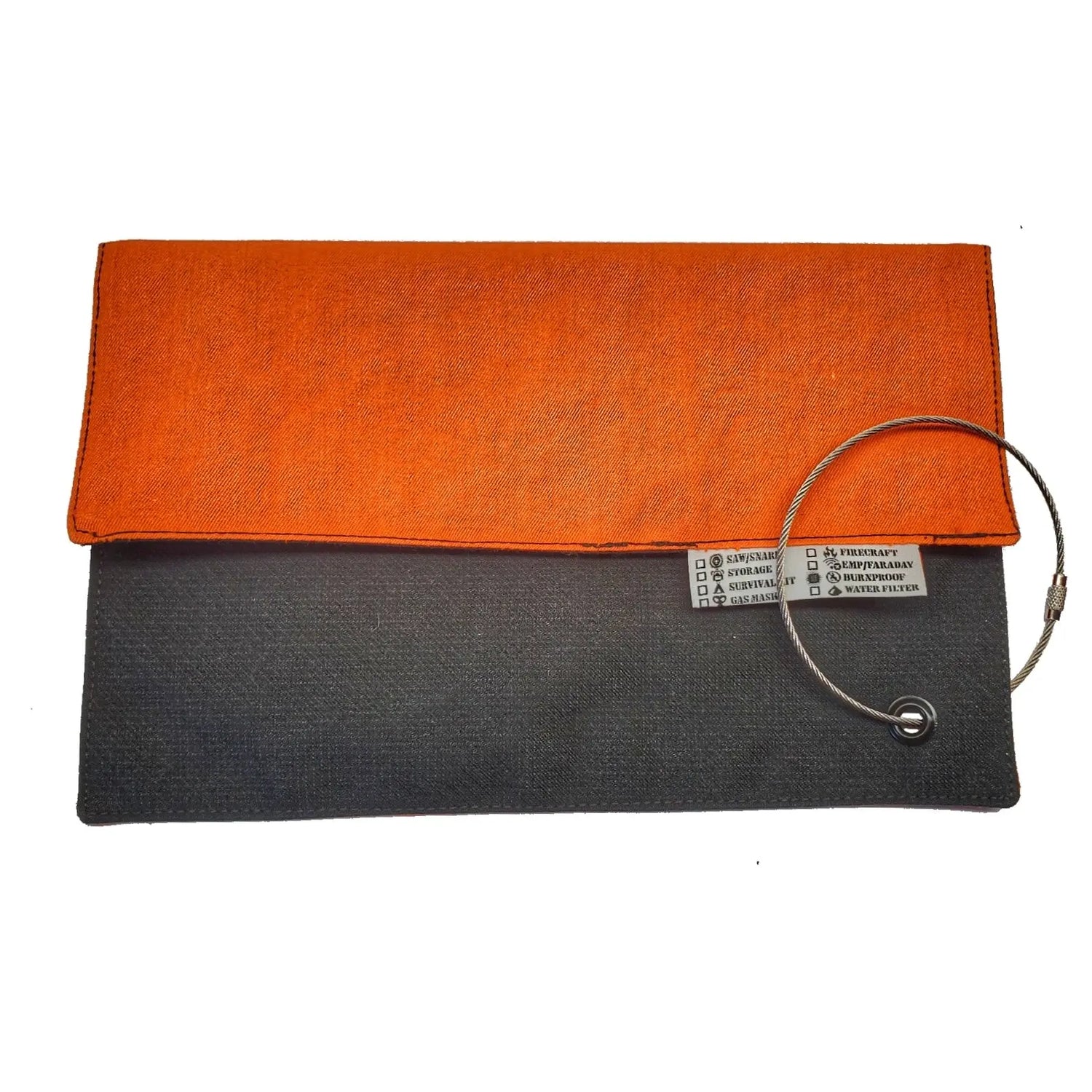 Camp Rag - Burn Proof Work Cloth built from Durable Kevlar Fabric w/ Lanyard Grommet. Superesse Straps LLC