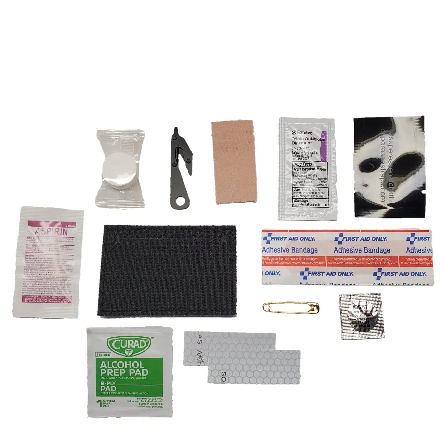 Rescue Patch Kit: emergency tools and last resort first-aid Superesse Straps LLC