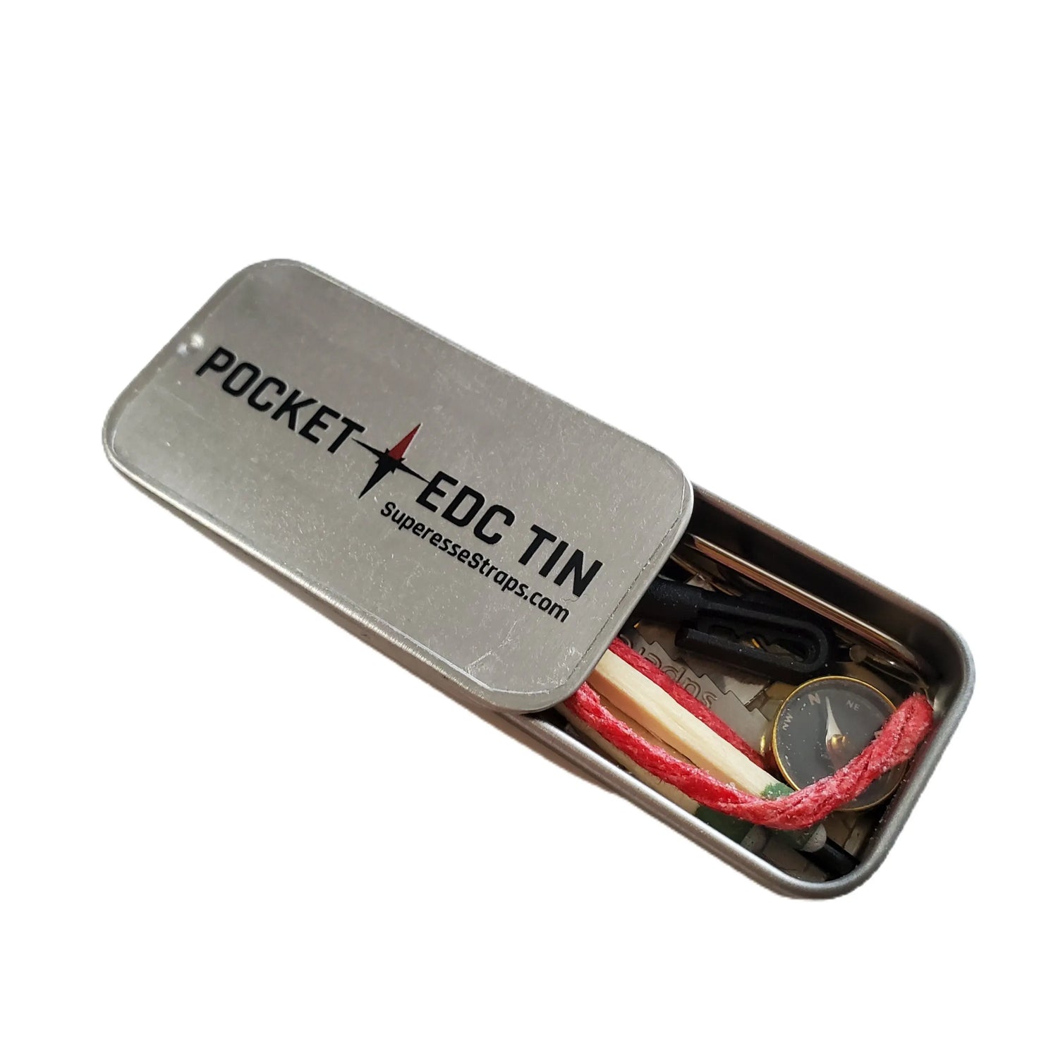 EDC Pocket Tin - Compartmentalized Survival Kits Superesse Straps LLC