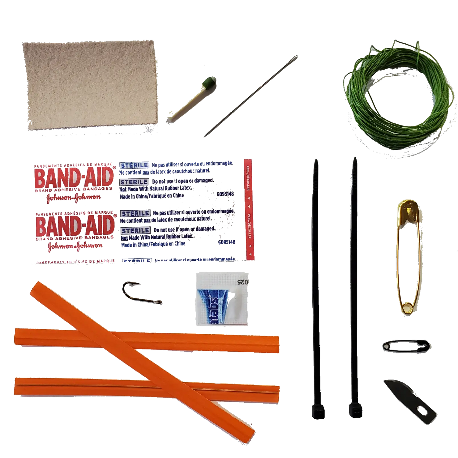 Camper Strap - Outdoor, Hike, & Kayak ready Survival Fire Starter Paracord Bracelet. Superesse Straps LLC