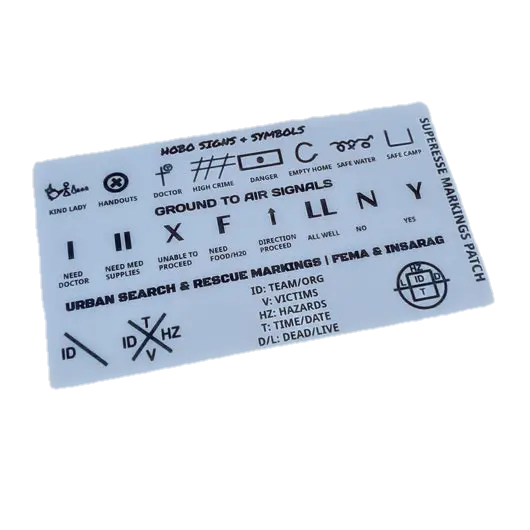 Survival Reference Decal Pack - Collection of 11 Stickers Superesse Straps LLC