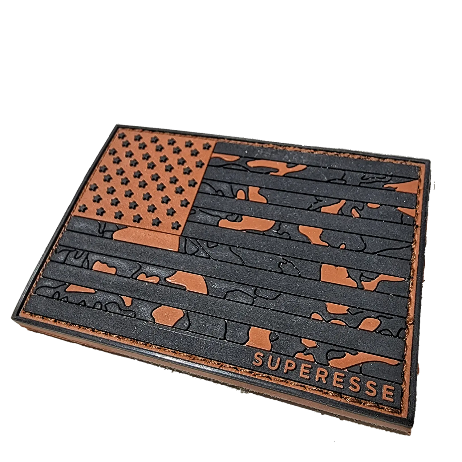 Storage Pocket Patch: Flagged Camo Superesse Straps LLC