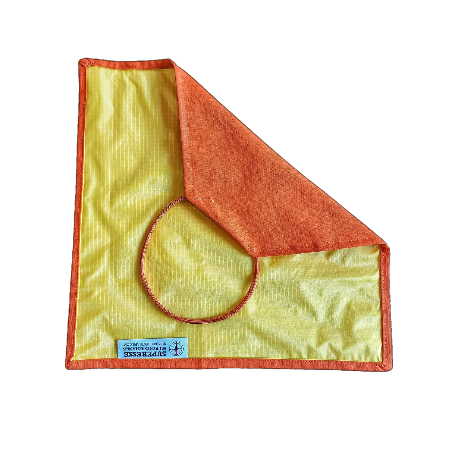 Marker Mat - Fluorescent Signaling Panel on Ripstop Pocket Hank Superesse Straps LLC