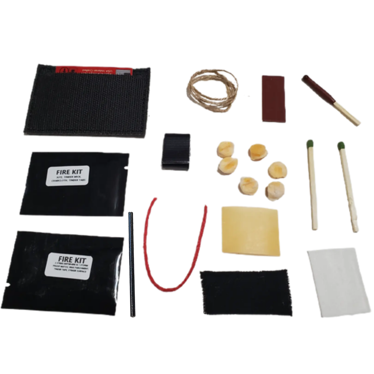 Fire Patch Kit: fire crafting supplies and tinder Superesse Straps LLC