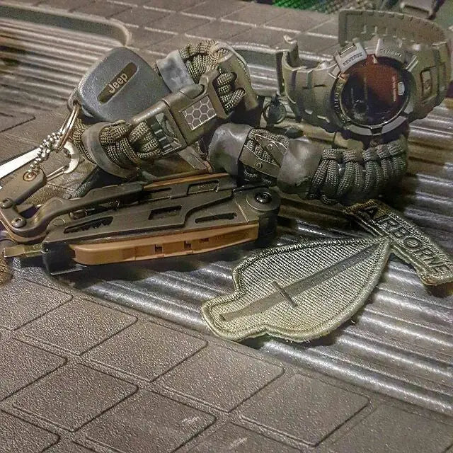 SERE Sidekick- Tactical Survival Paracord Bracelet to Evade, Resist & Escape. Superesse Straps LLC