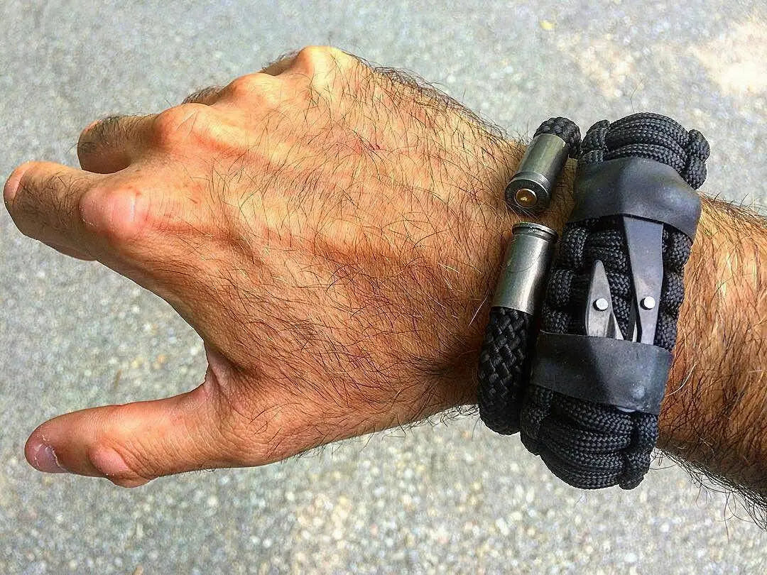 SERE Sidekick- Tactical Survival Paracord Bracelet to Evade, Resist & Escape. Superesse Straps LLC