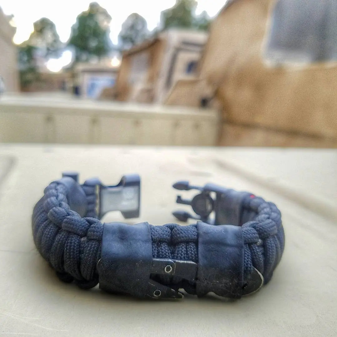 SERE Sidekick- Tactical Survival Paracord Bracelet to Evade, Resist & Escape. Superesse Straps LLC