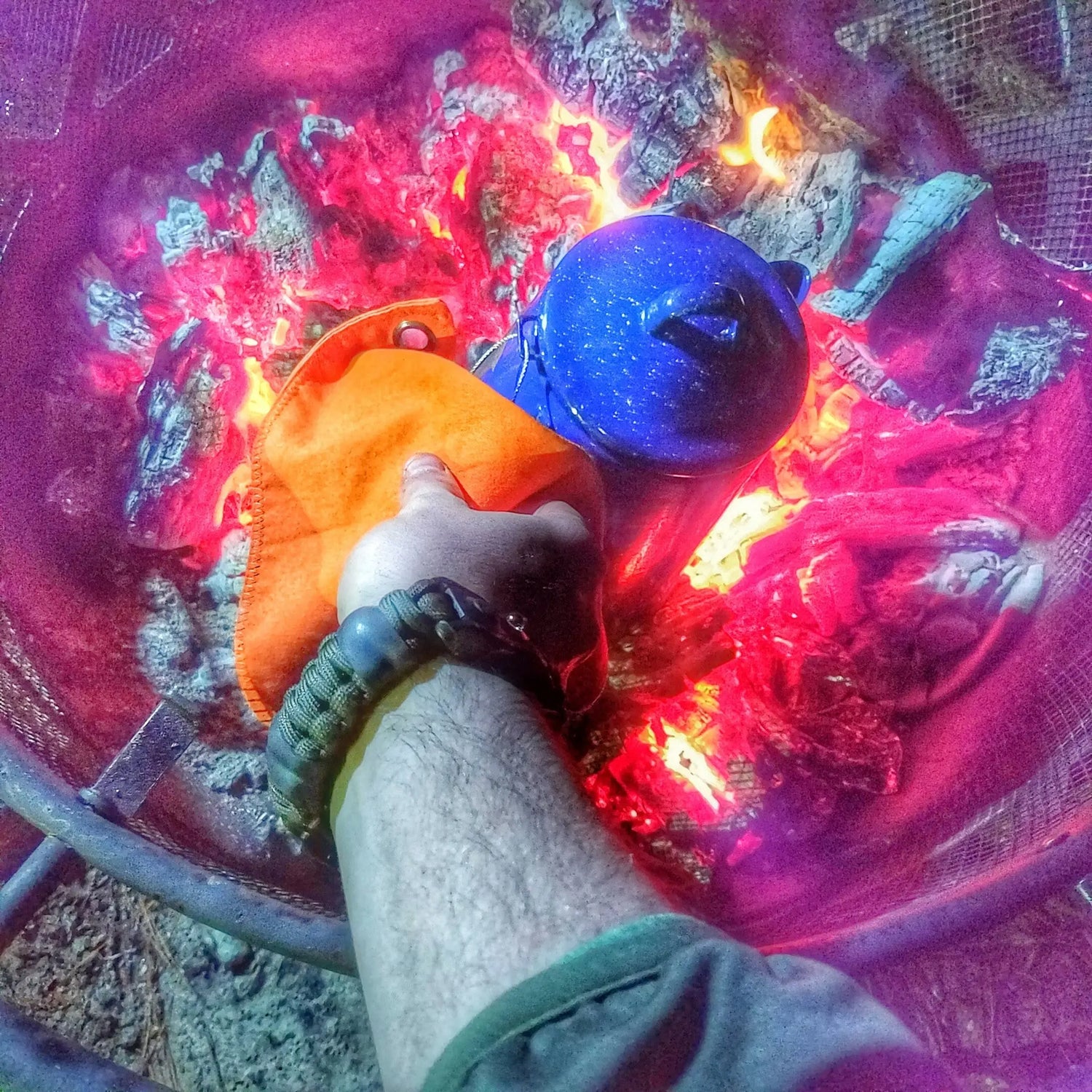 Camp Rag - Burn Proof Work Cloth built from Durable Kevlar Fabric w/ Lanyard Grommet. Superesse Straps LLC