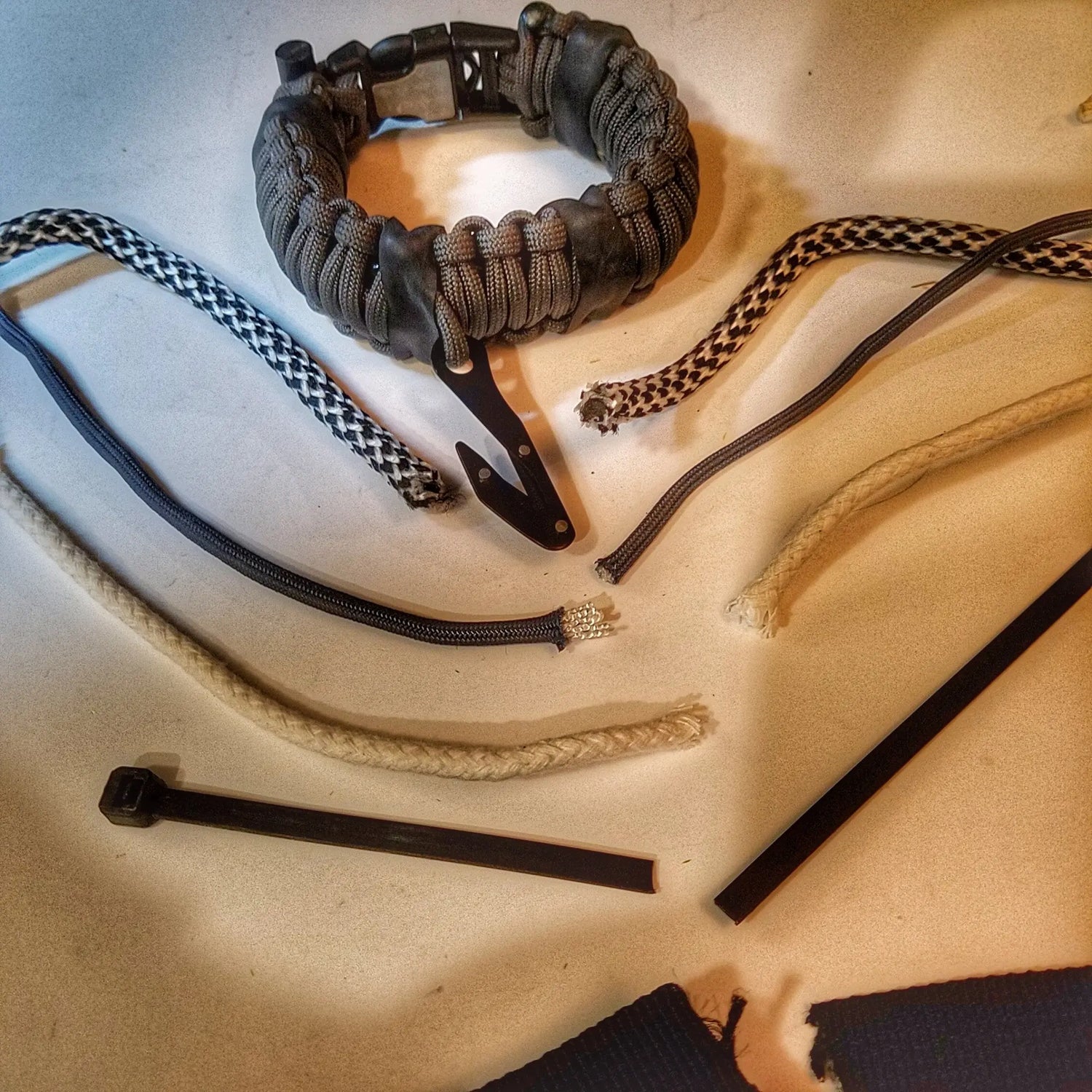 SERE Sidekick- Tactical Survival Paracord Bracelet to Evade, Resist & Escape. Superesse Straps LLC