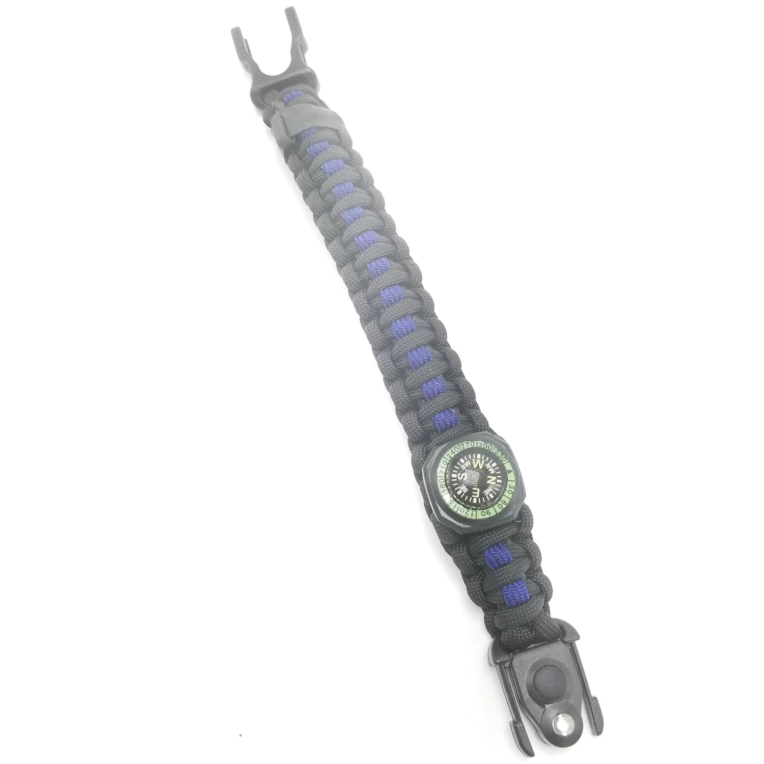 First Responder Strap - Police LEO backup duty gear w/ light, cuff key, seatbelt cutter, compass. Superesse Straps LLC
