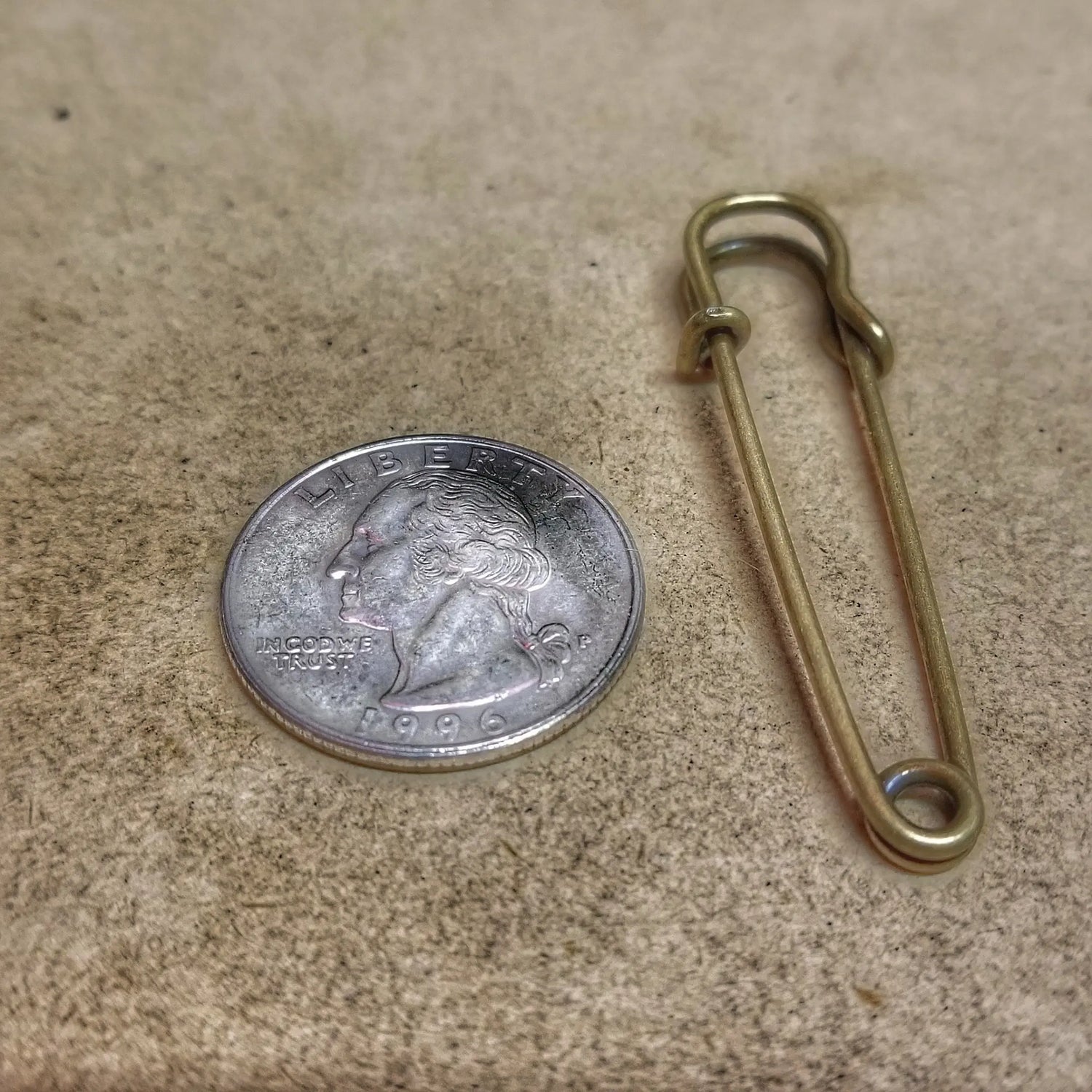 Bushcraft Safety Pin - Heavyduty Single Wire Steel Pin Superesse Straps LLC