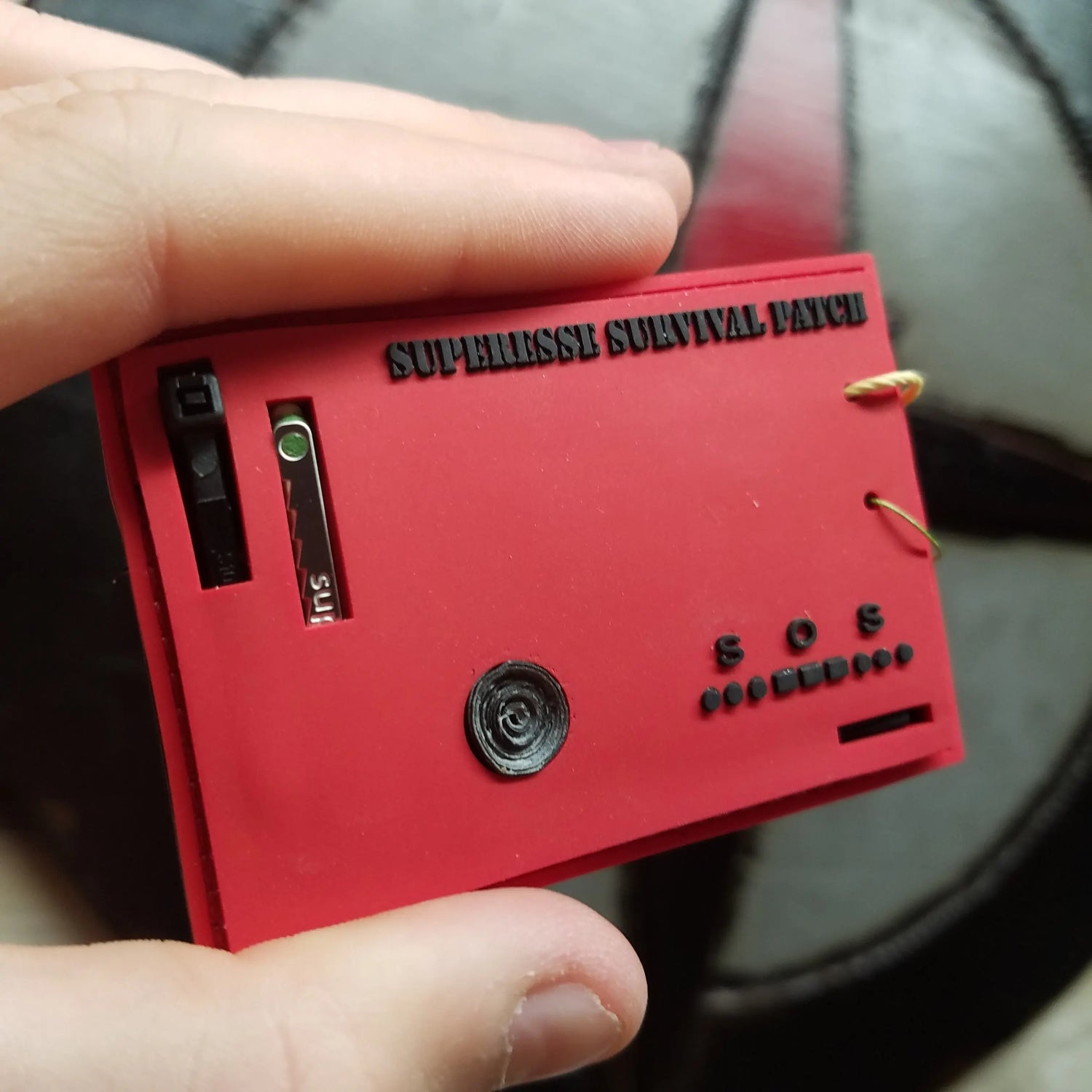 Superesse Survival Patch: Compartmentalized Micro EDC and Survival Kit Superesse Straps LLC