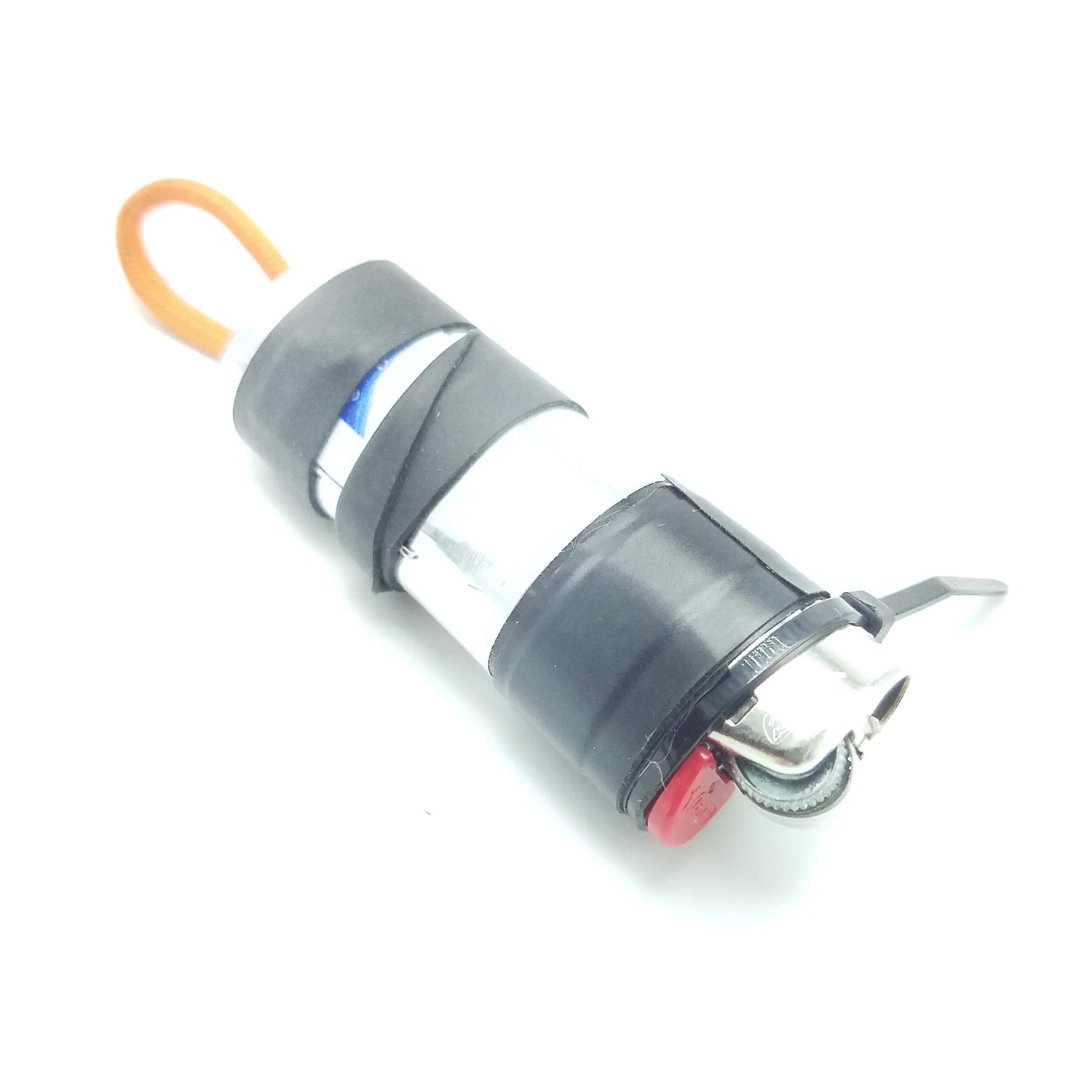 Survival Kit Lighter - Fire Starter outfitted with supplies. Superesse Straps LLC