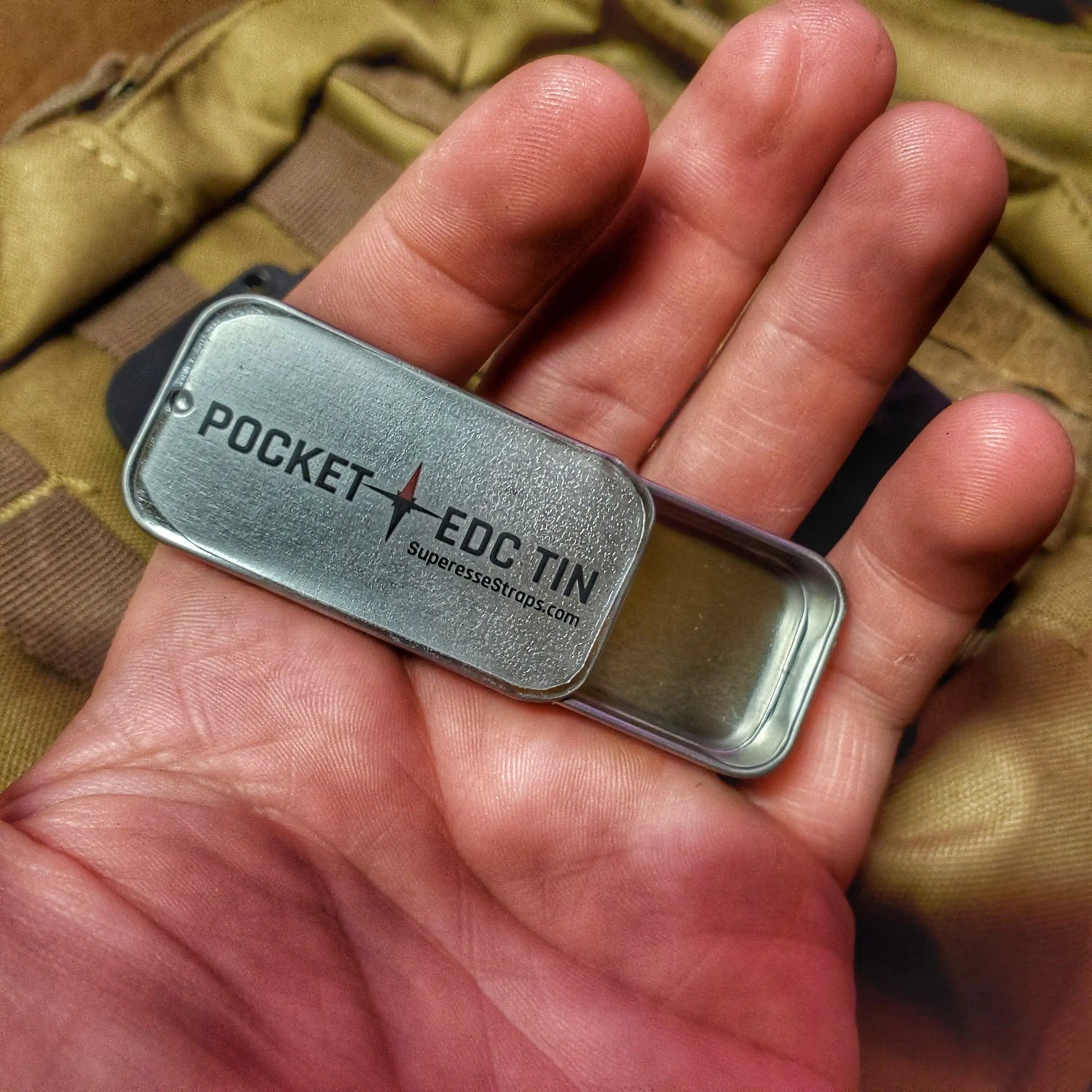 EDC Pocket Tin - Compartmentalized Survival Kits Superesse Straps LLC