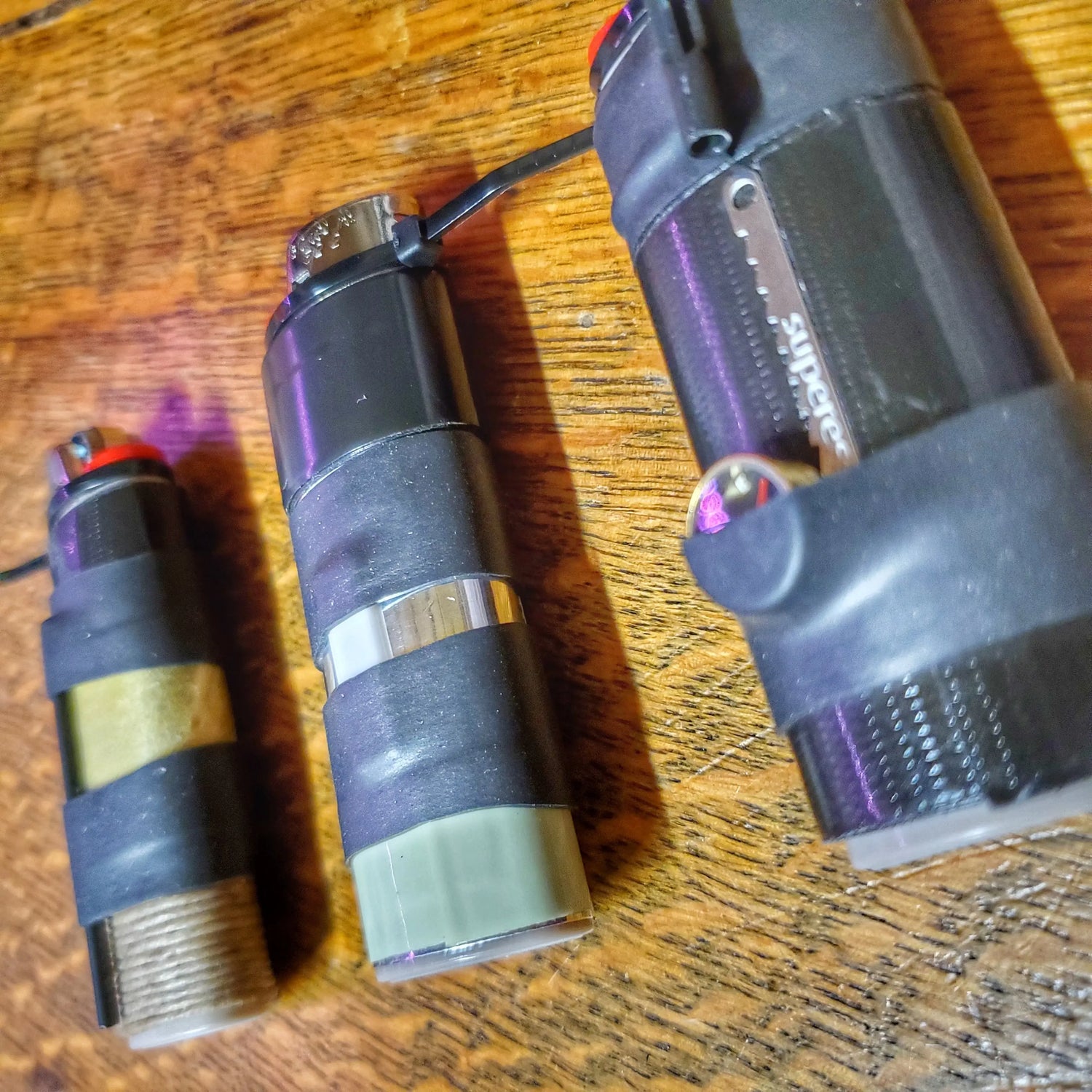 Survival Kit Lighter - Fire Starter outfitted with supplies. Superesse Straps LLC