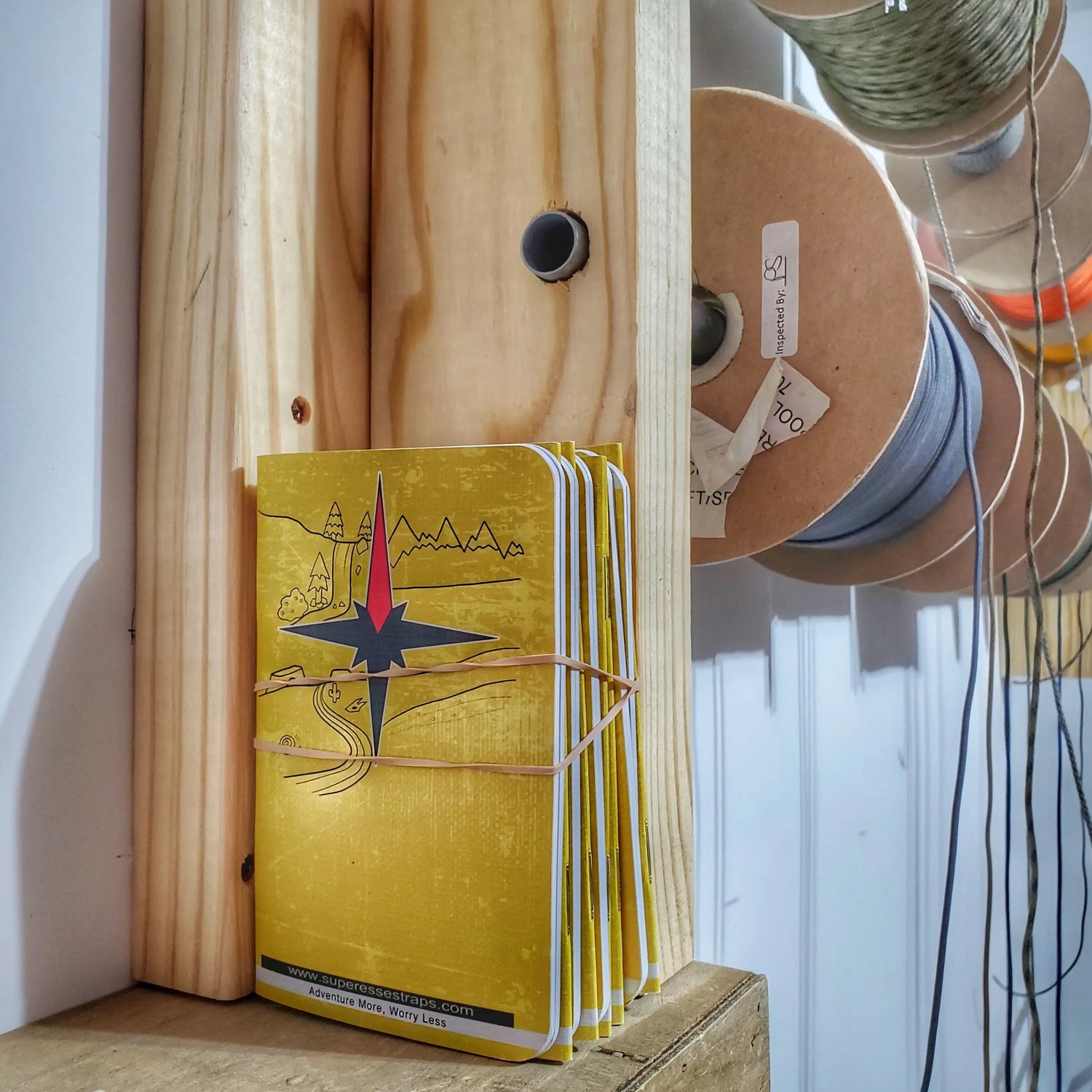 Superesse Field Memo Pad (Yellow) - Durable Pocket Notebook with Survival References Superesse Straps LLC