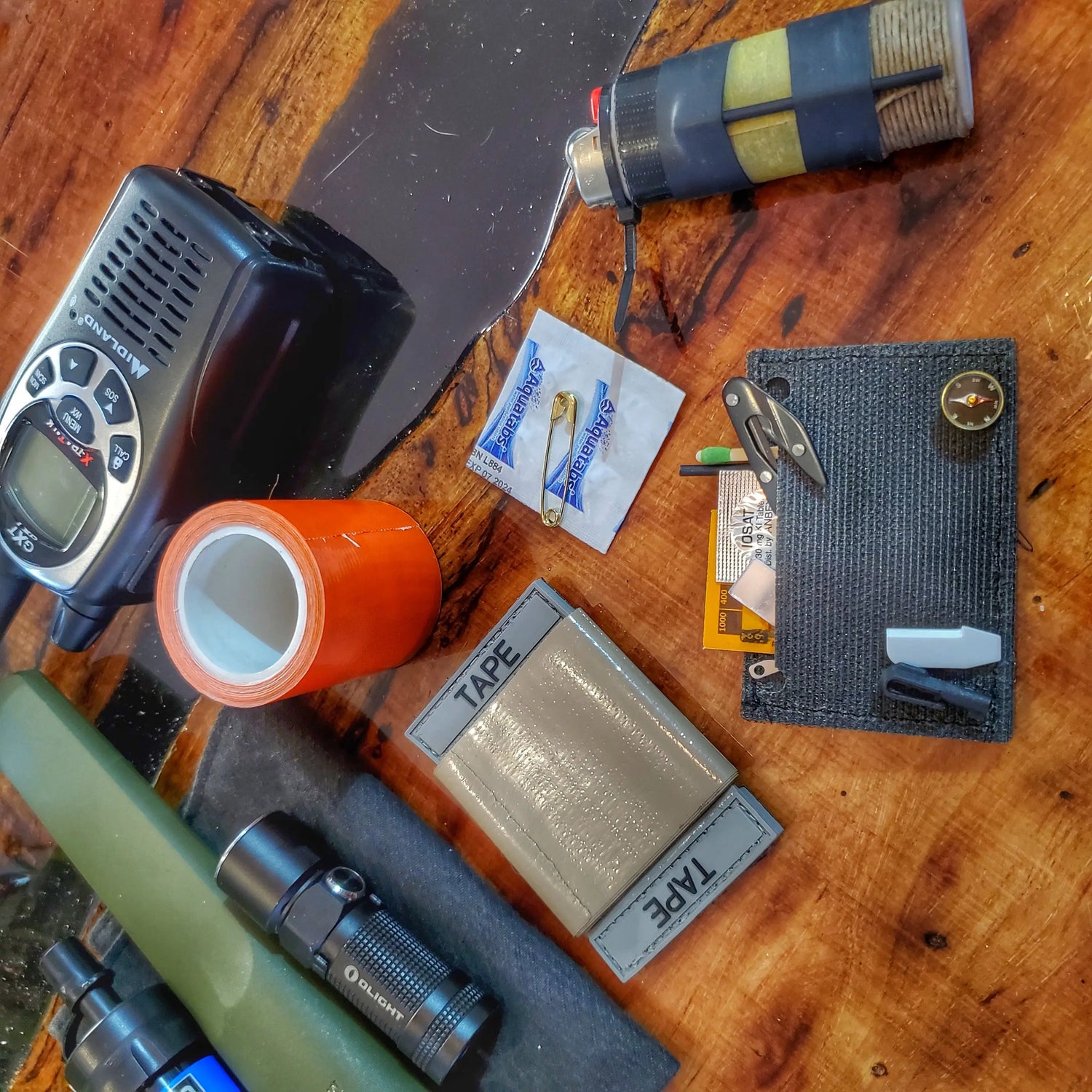 Subdued Storage Pocket Patch: A coverable two layer Velcro patch with hook and loop sides. Superesse Straps LLC