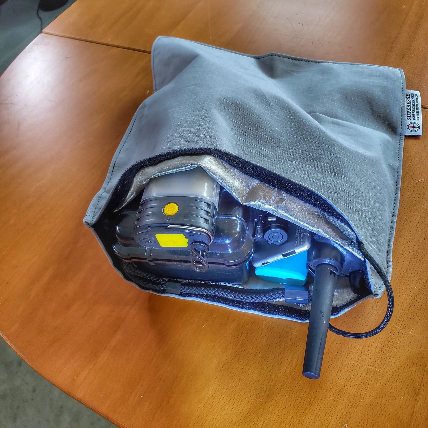 Faraday Hank - EMP/Radiation/RFID Resistant Handkerchief. Superesse Straps LLC