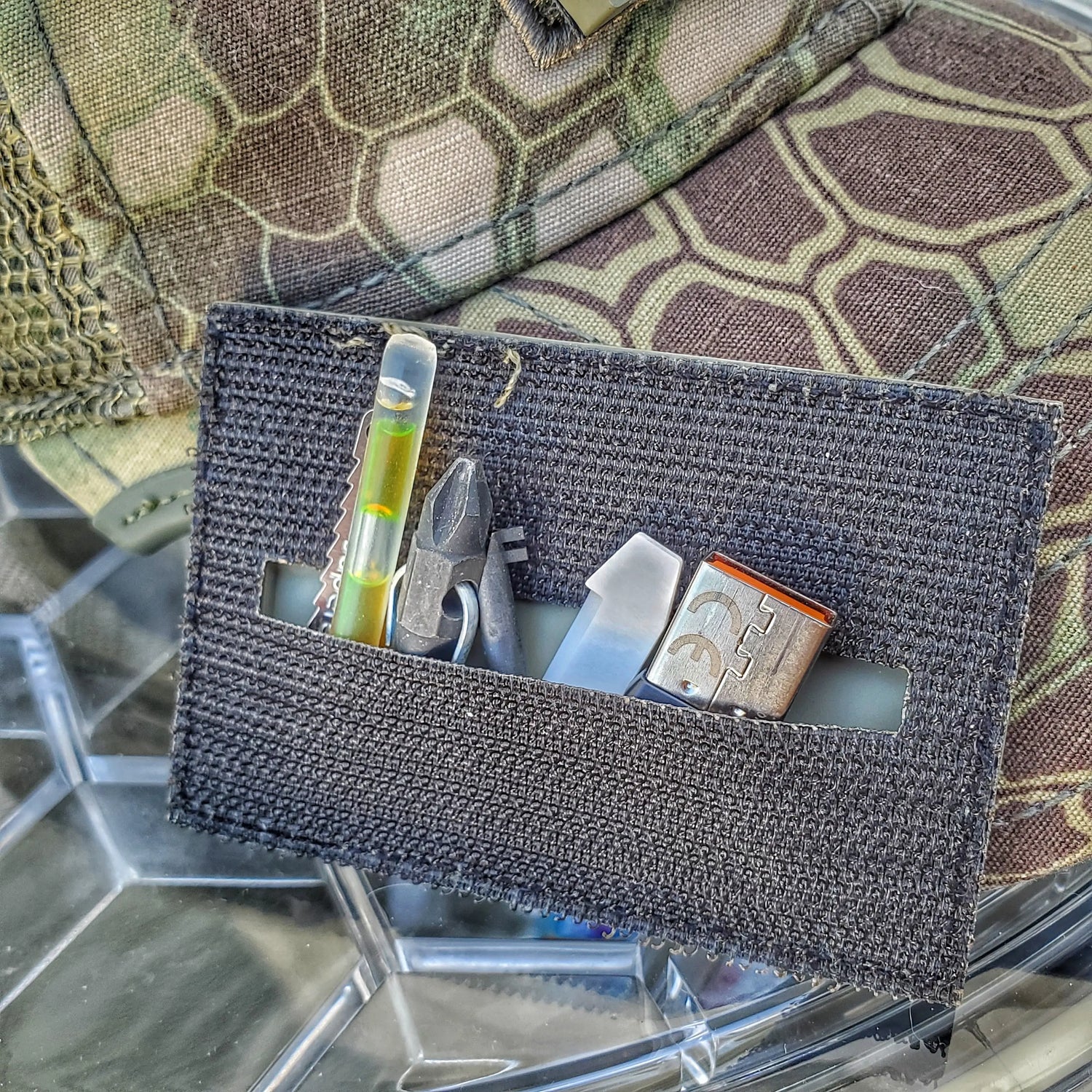 Storage Pocket Patch: Morse and Tap Code Superesse Straps LLC