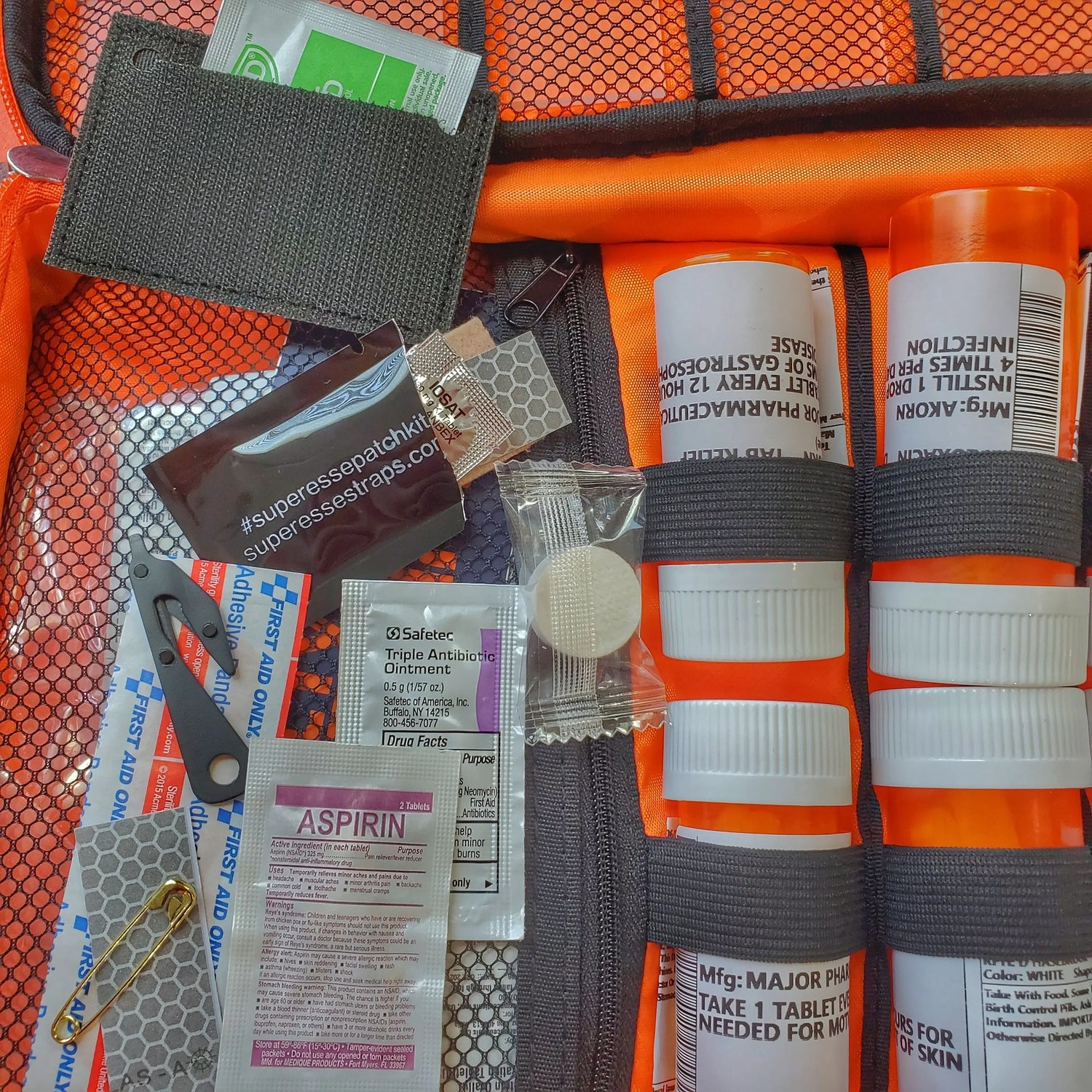 Rescue Patch Kit: emergency tools and last resort first-aid Superesse Straps LLC
