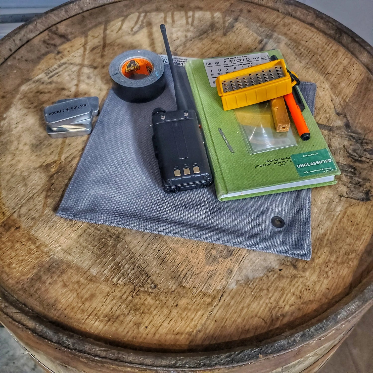 Camp Rag - Burn Proof Work Cloth built from Durable Kevlar Fabric w/ Lanyard Grommet. Superesse Straps LLC
