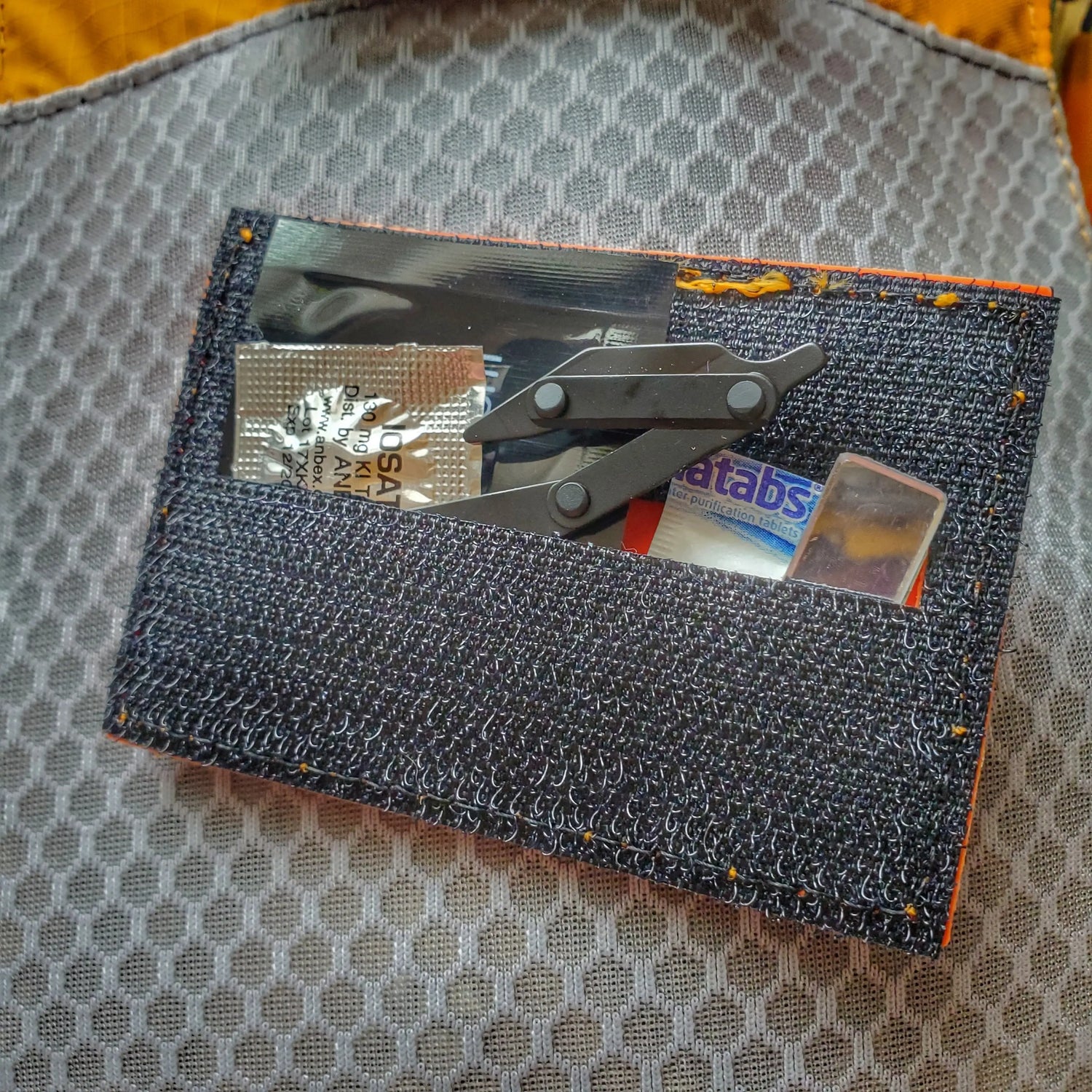 Storage Pocket Patch: Emergency Comms with Radio Frequency/Channel and Telephone Contact Numbers, ICE Card Superesse Straps LLC