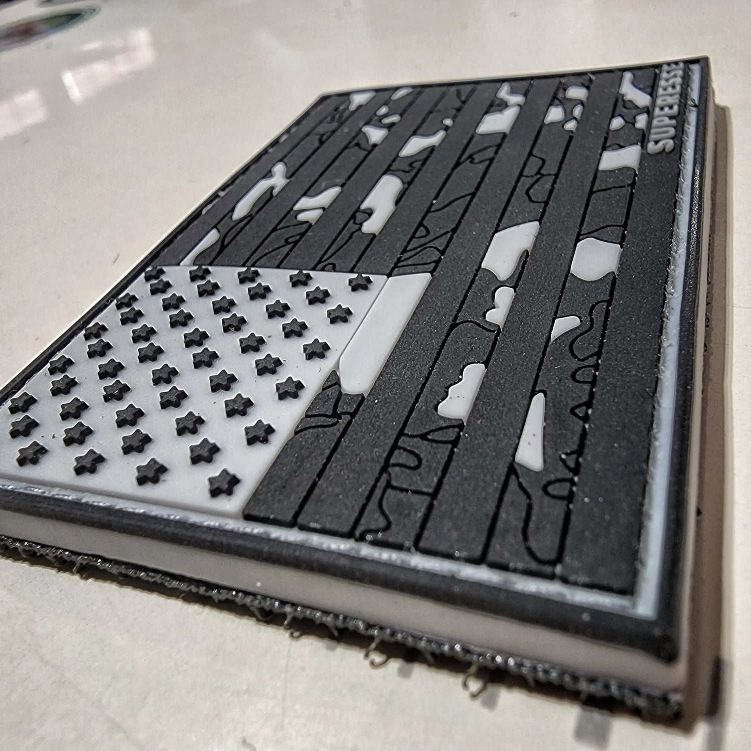 Storage Pocket Patch: Flagged Camo Superesse Straps LLC