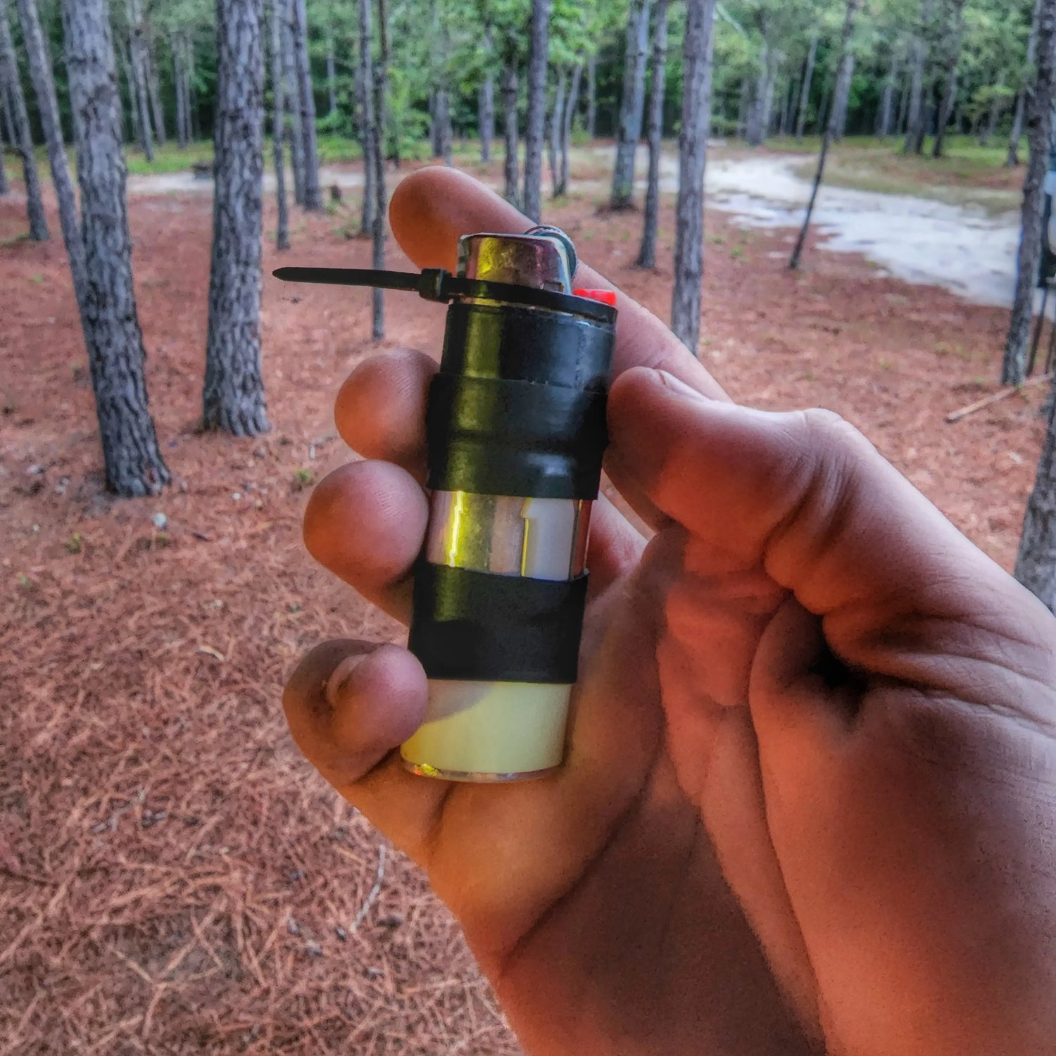 Survival Kit Lighter - Fire Starter outfitted with supplies. Superesse Straps LLC