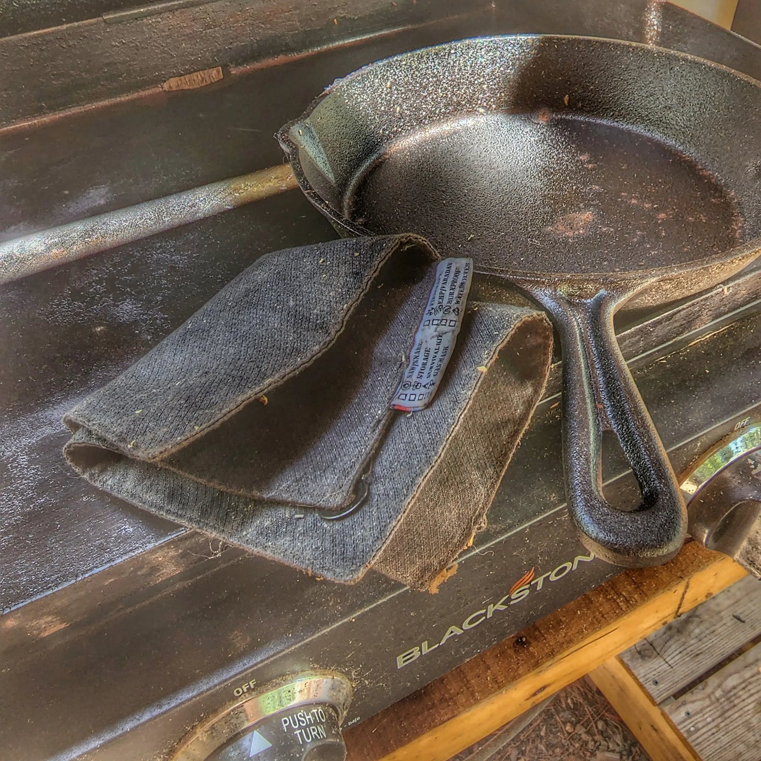 Camp Rag - Burn Proof Work Cloth built from Durable Kevlar Fabric w/ Lanyard Grommet. Superesse Straps LLC