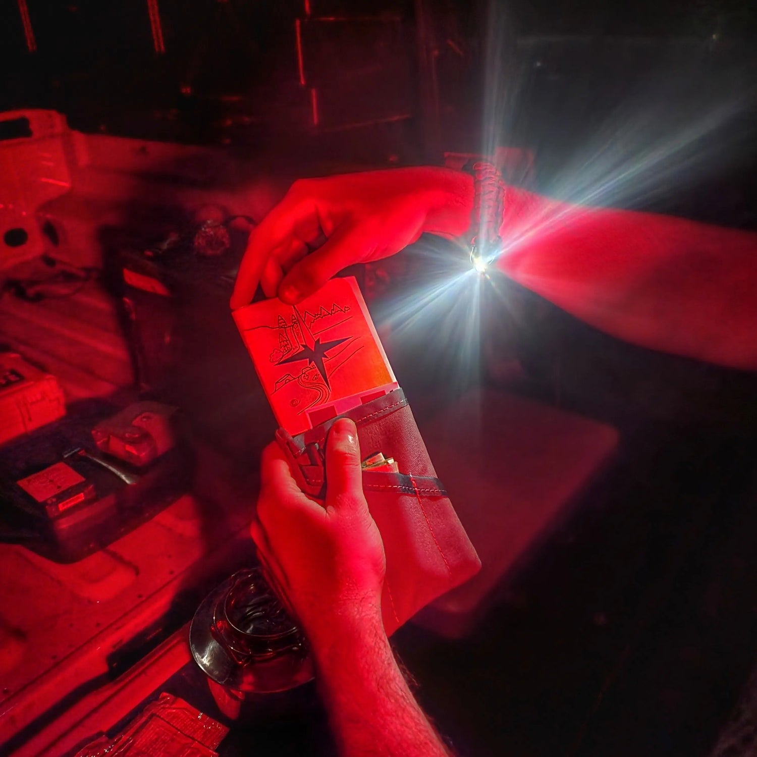 EDC Prepper - Paracord Bracelet Urban Tool Kit Equipped w/ LED Light, fire starter, blade, compass. Superesse Straps LLC