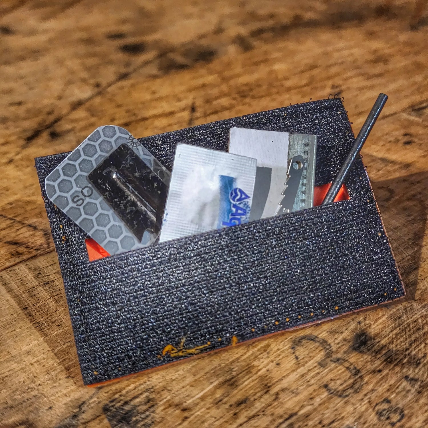 Storage Pocket Patch: Emergency Comms with Radio Frequency/Channel and Telephone Contact Numbers, ICE Card Superesse Straps LLC