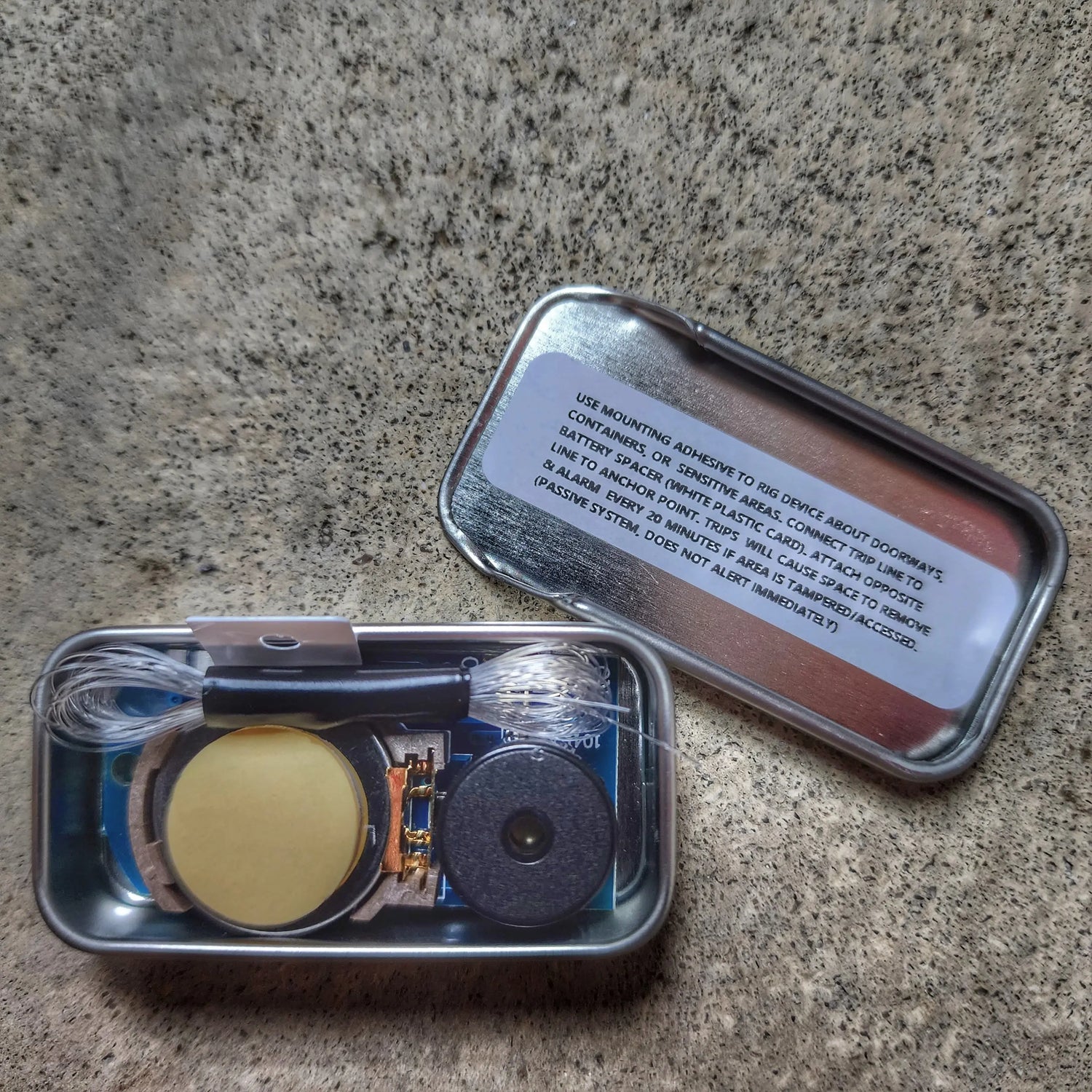 EDC Pocket Tin - Compartmentalized Survival Kits Superesse Straps LLC