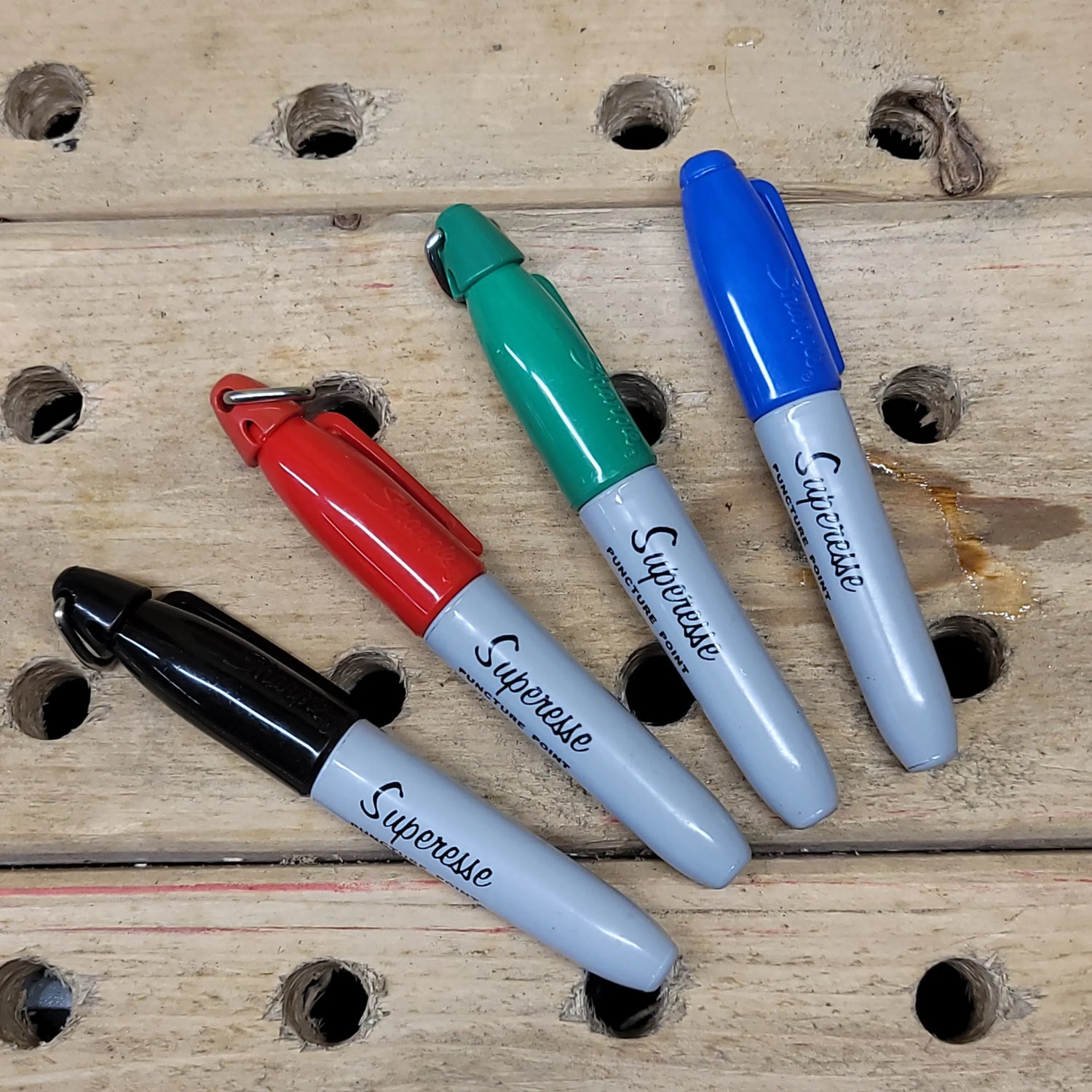 EDC Puncture Markers - Covert Self Defense Markers Superesse Straps LLC