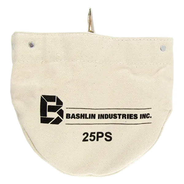 Bashlin - Wide Opening Bolt and Nut Bag with Leather Bottom Bashlin