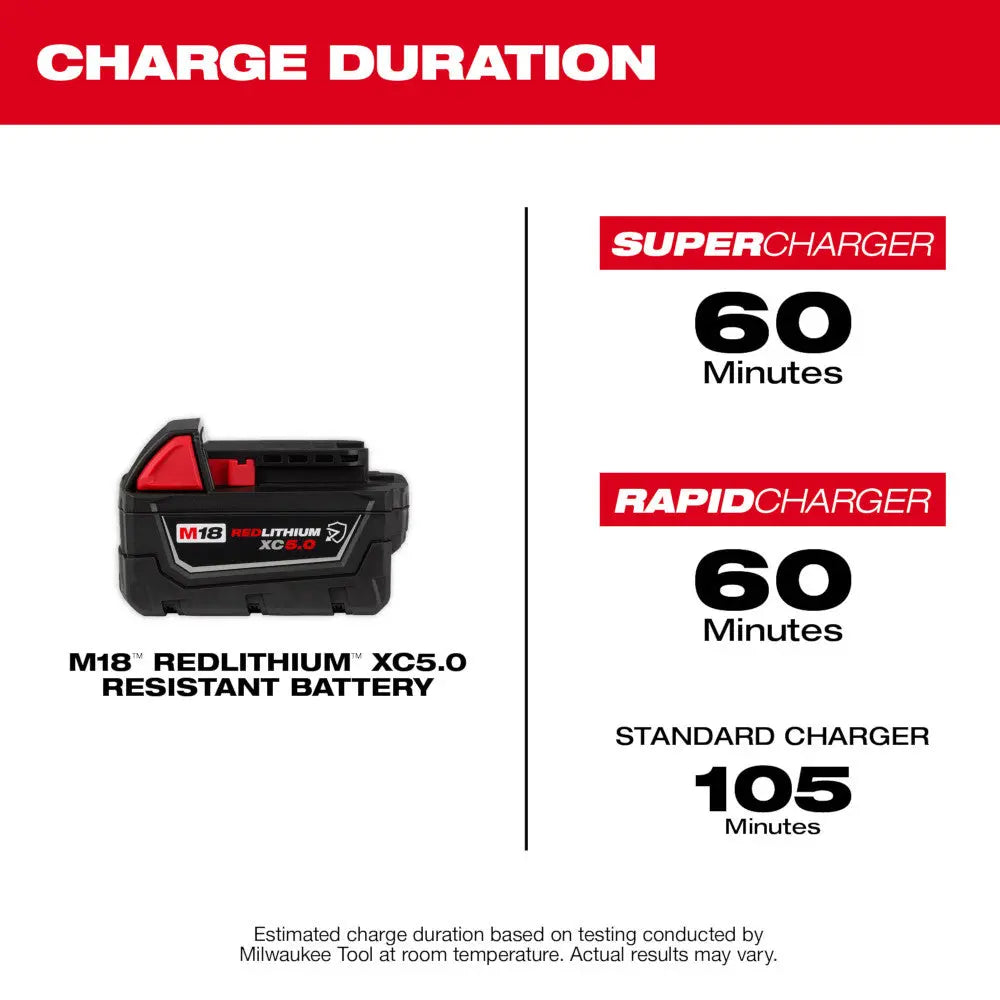 Milwaukee - M18™ REDLITHIUM™ XC5.0 Extended Capacity Battery Pack Milwaukee