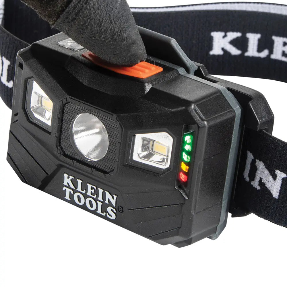 Rechargeable Headlamp with Fabric Strap, 400 Lumens, All-Day Runtime Klein Tools
