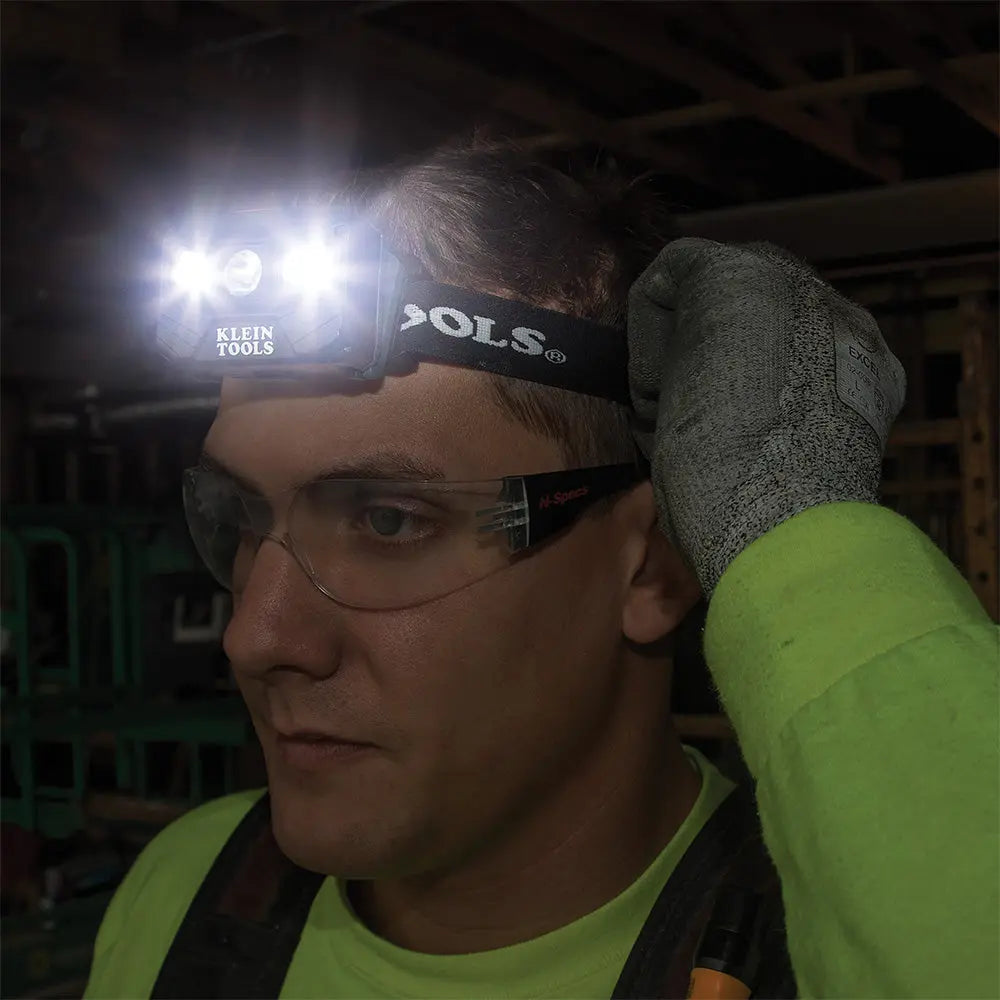 Rechargeable Headlamp with Fabric Strap, 400 Lumens, All-Day Runtime Klein Tools