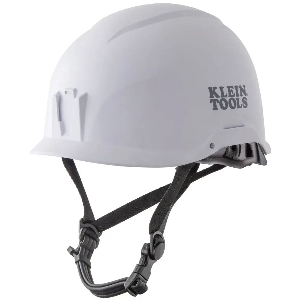 Safety Helmet, Non-Vented Class E, White Klein Tools