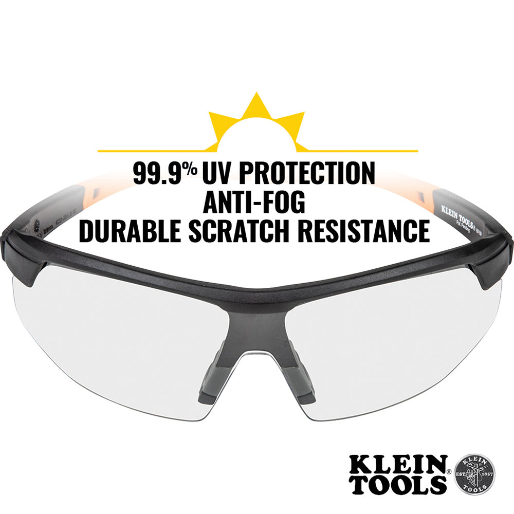 Standard Safety Glasses, Clear Lens