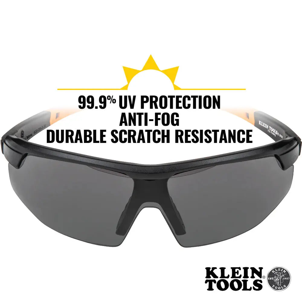 Standard Safety Glasses, Gray Lens Klein Tools