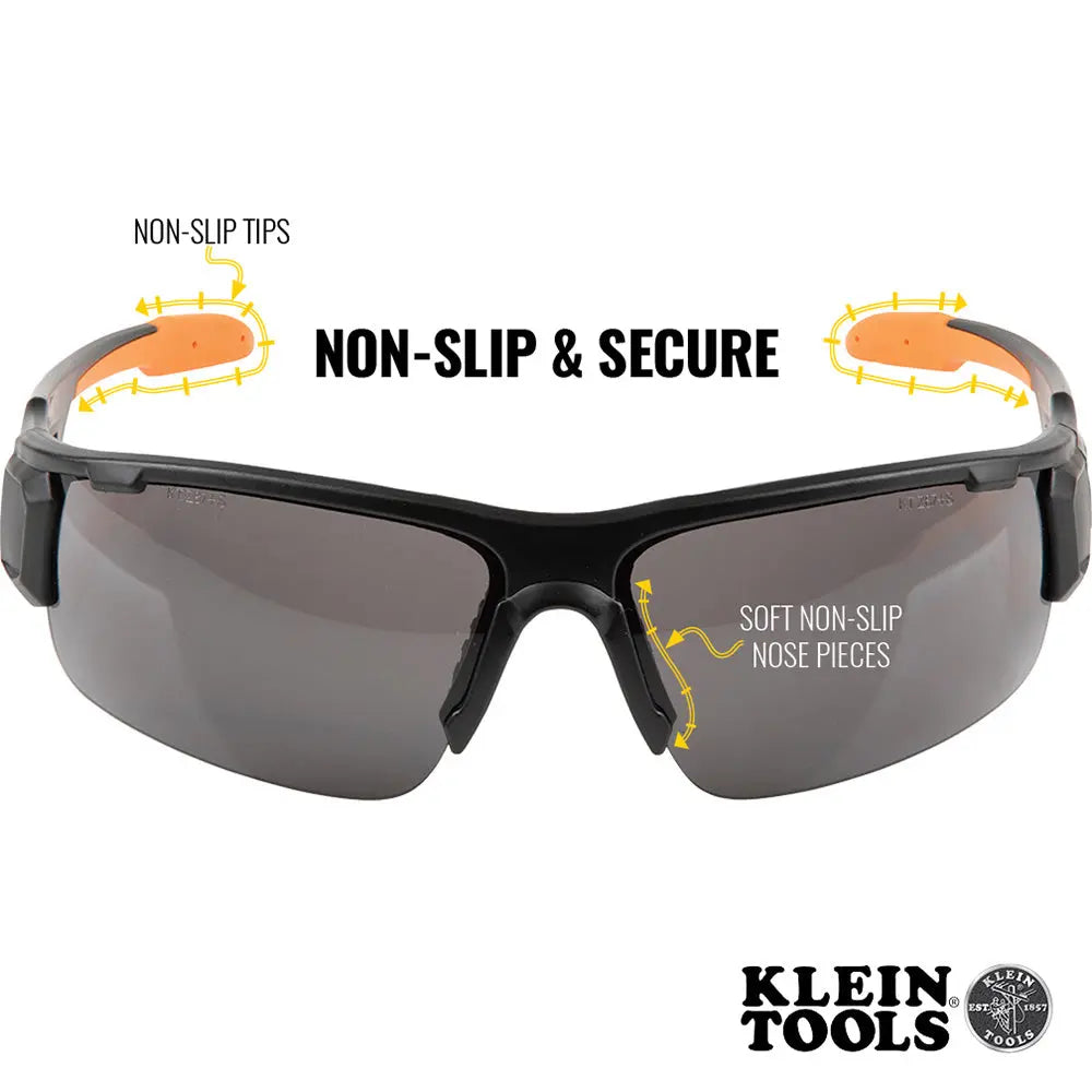 Professional Safety Glasses, Gray Lens Klein Tools