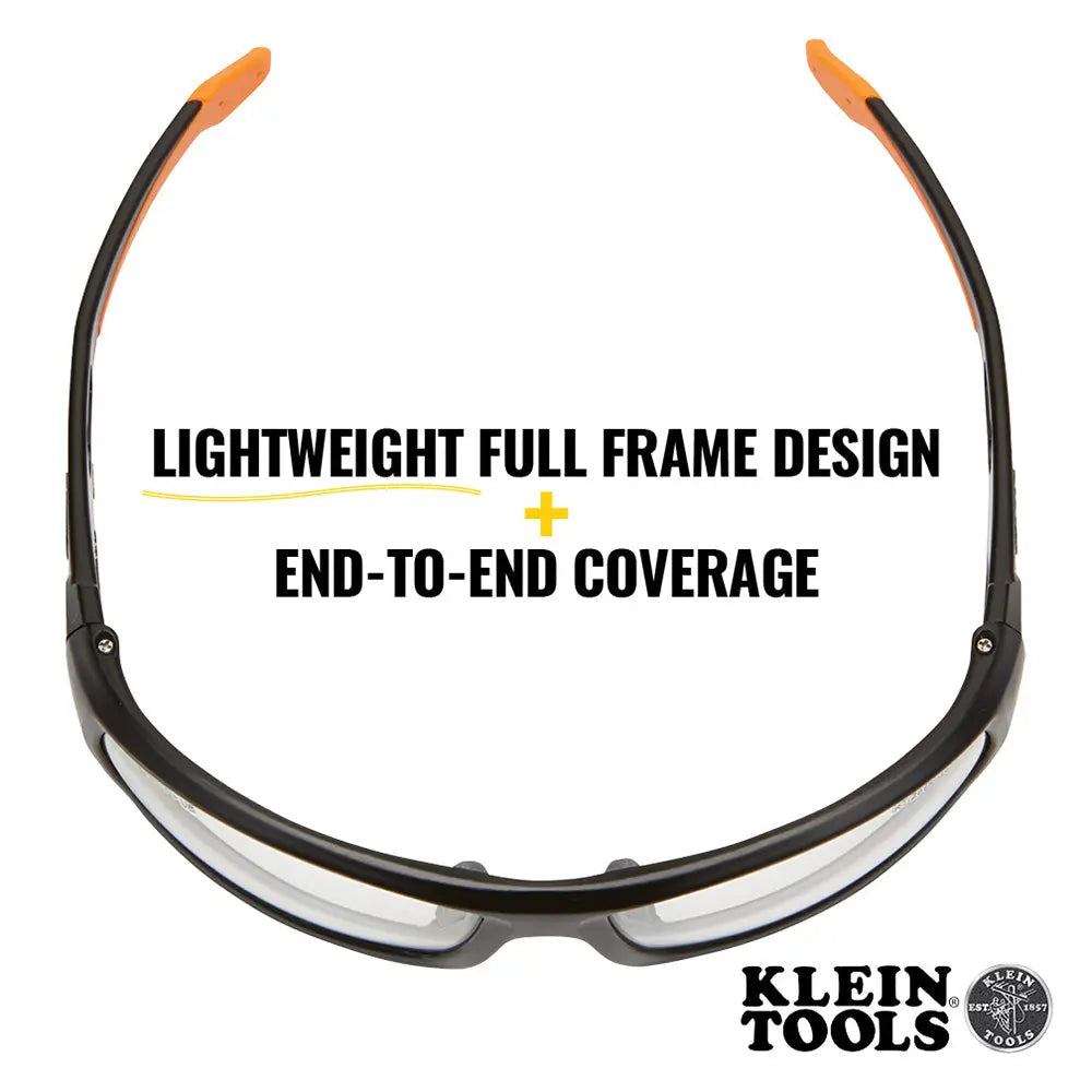 Professional Safety Glasses, Full Frame, Clear Lens Klein Tools