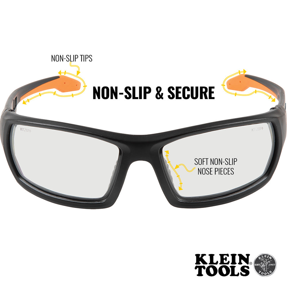 Professional Safety Glasses, Full Frame, Clear Lens