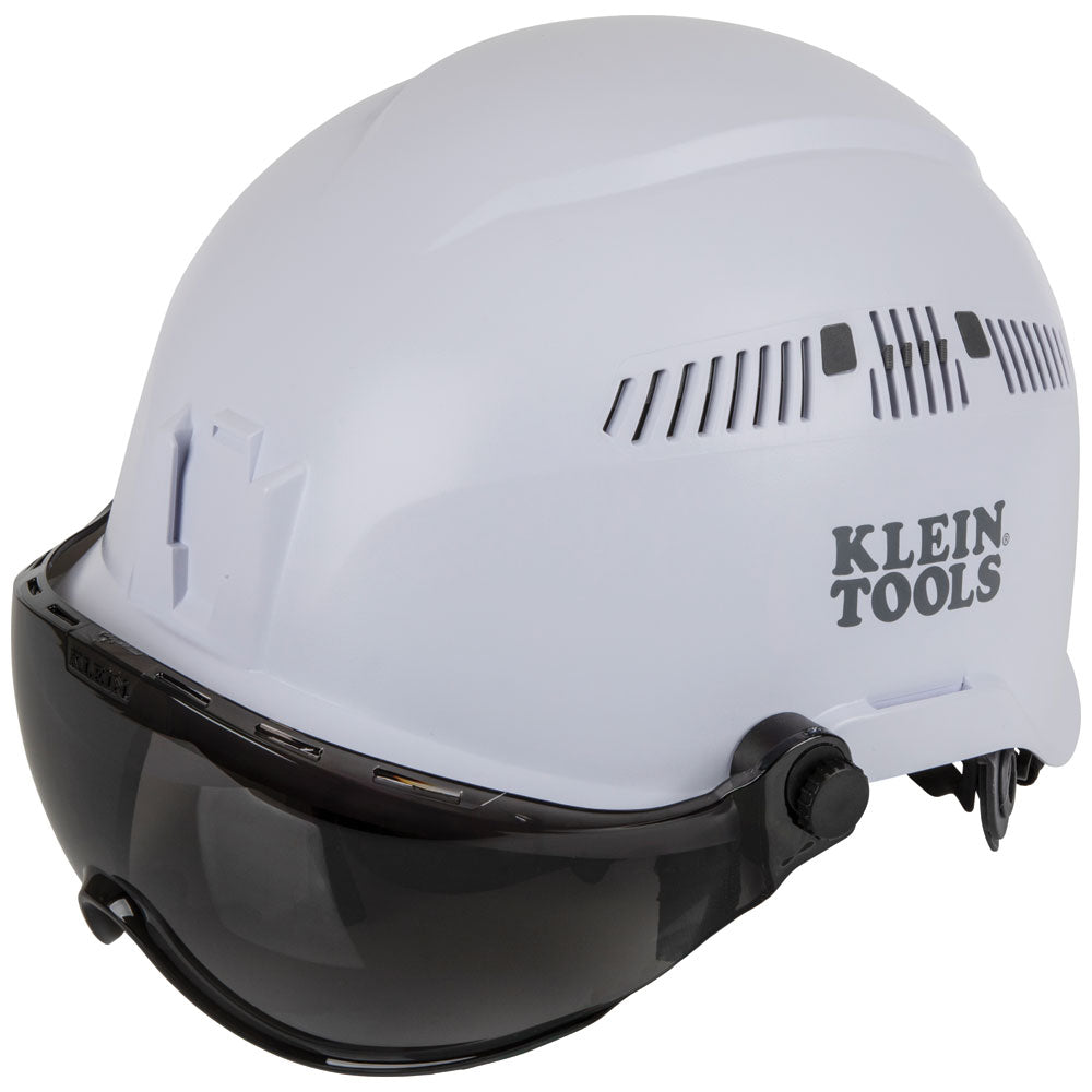 Safety Helmet Visor, Gray Tinted